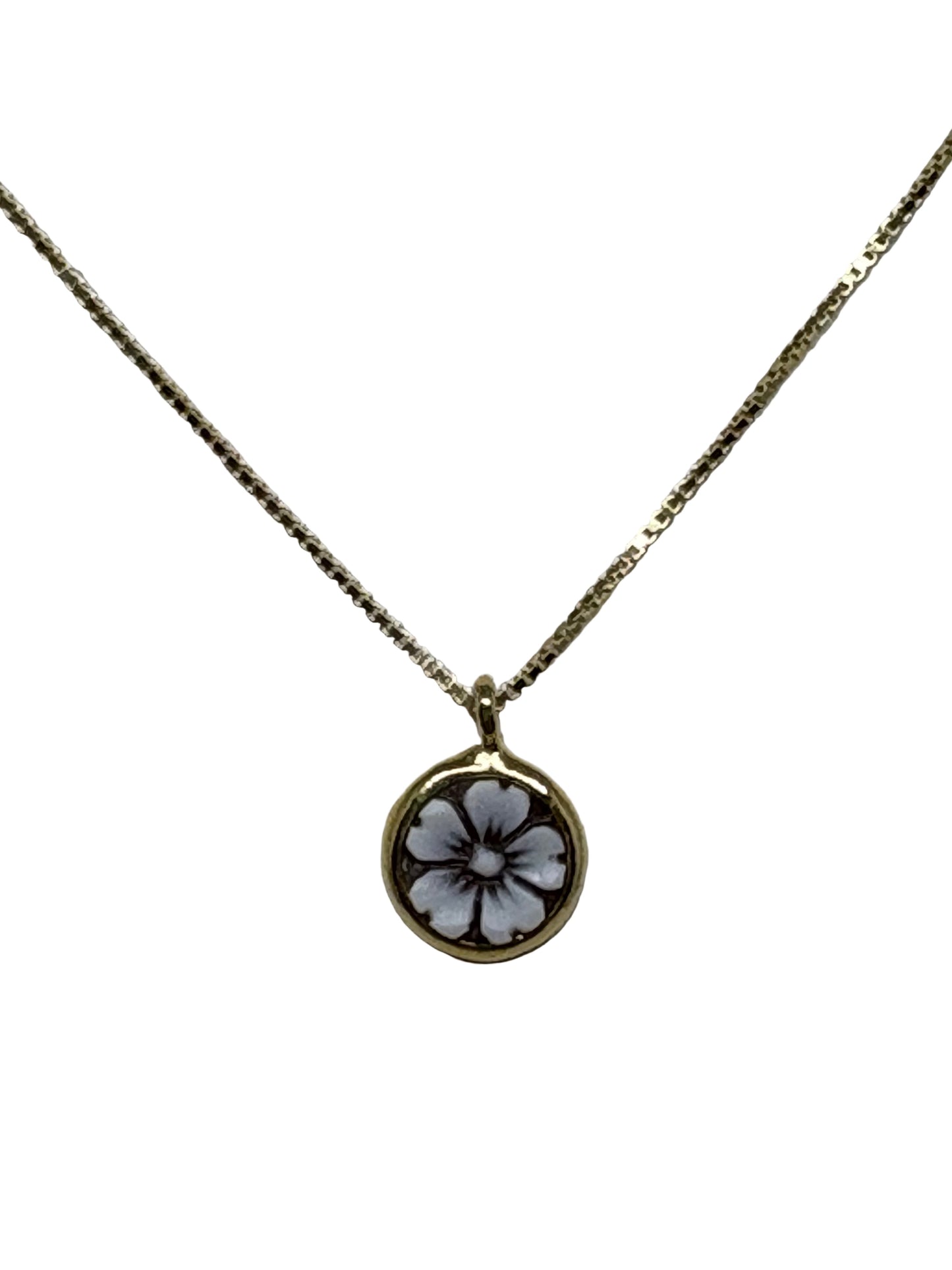 Collana in Cammeo incisione "Fiore"
