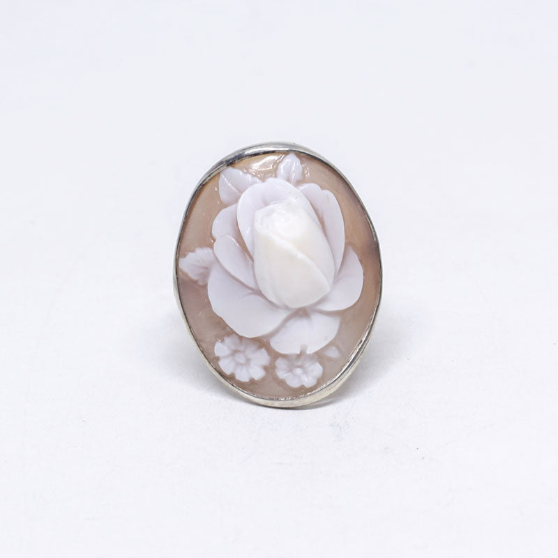 Anello-Cammeo-Fiore-Prospetto