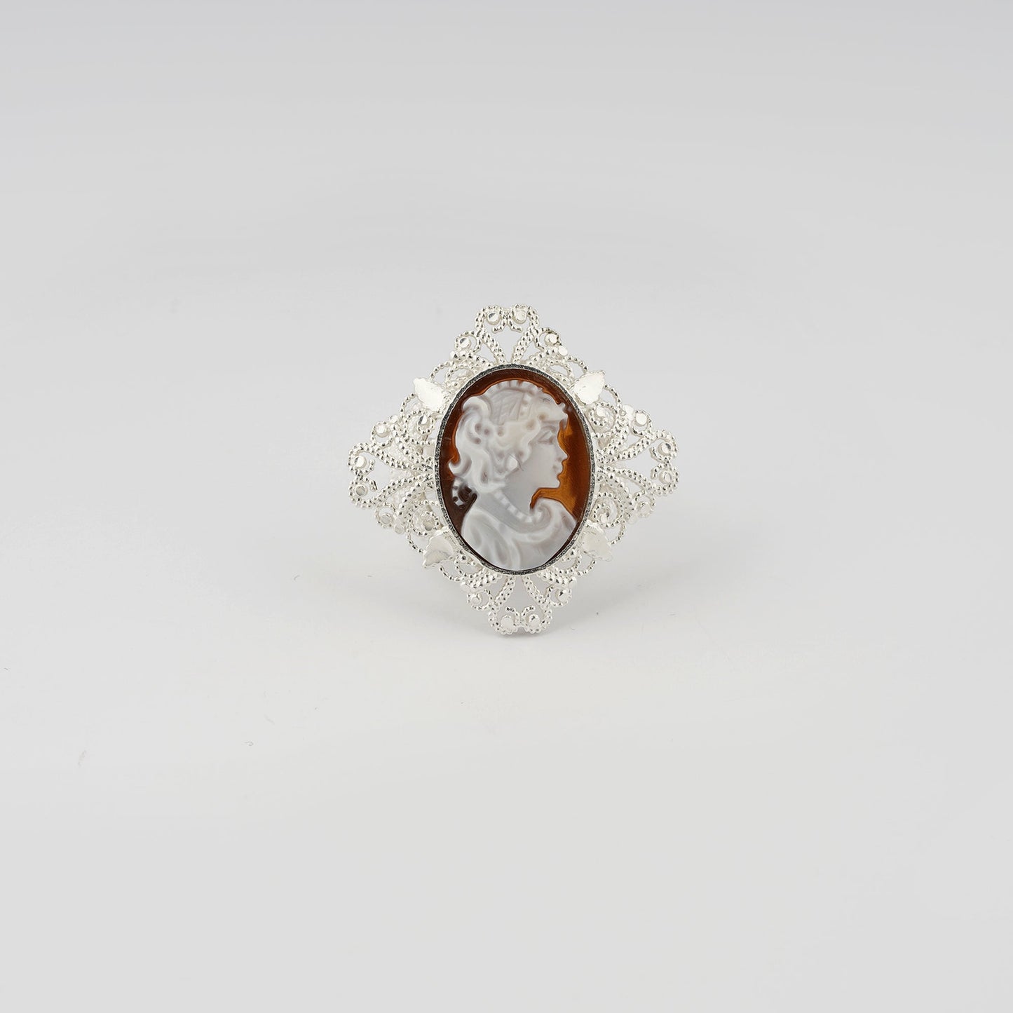 Anello-Anne-Cammeo-Profilo-Donna-Rodio-Bianco