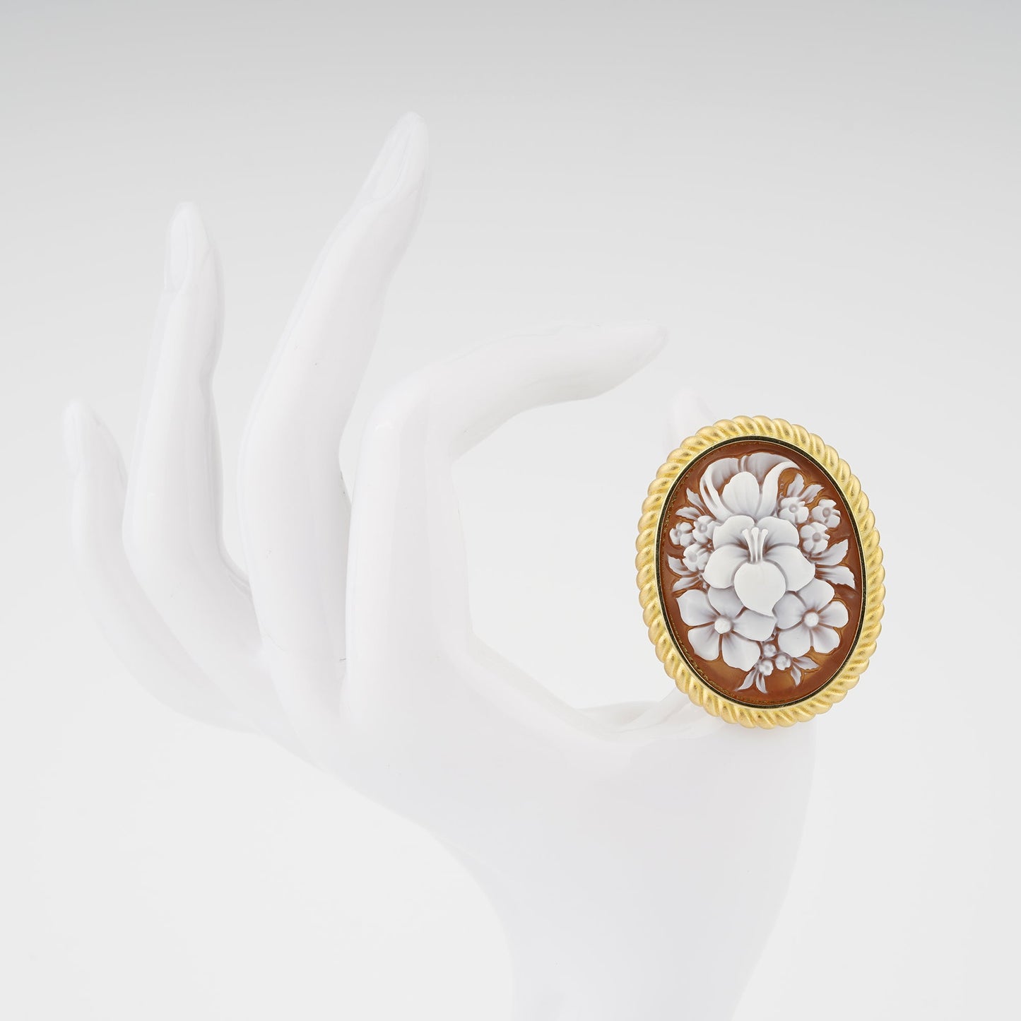 Anello-Cameo-Italiano-Raffaello-Cammeo-Bouquet-Oro