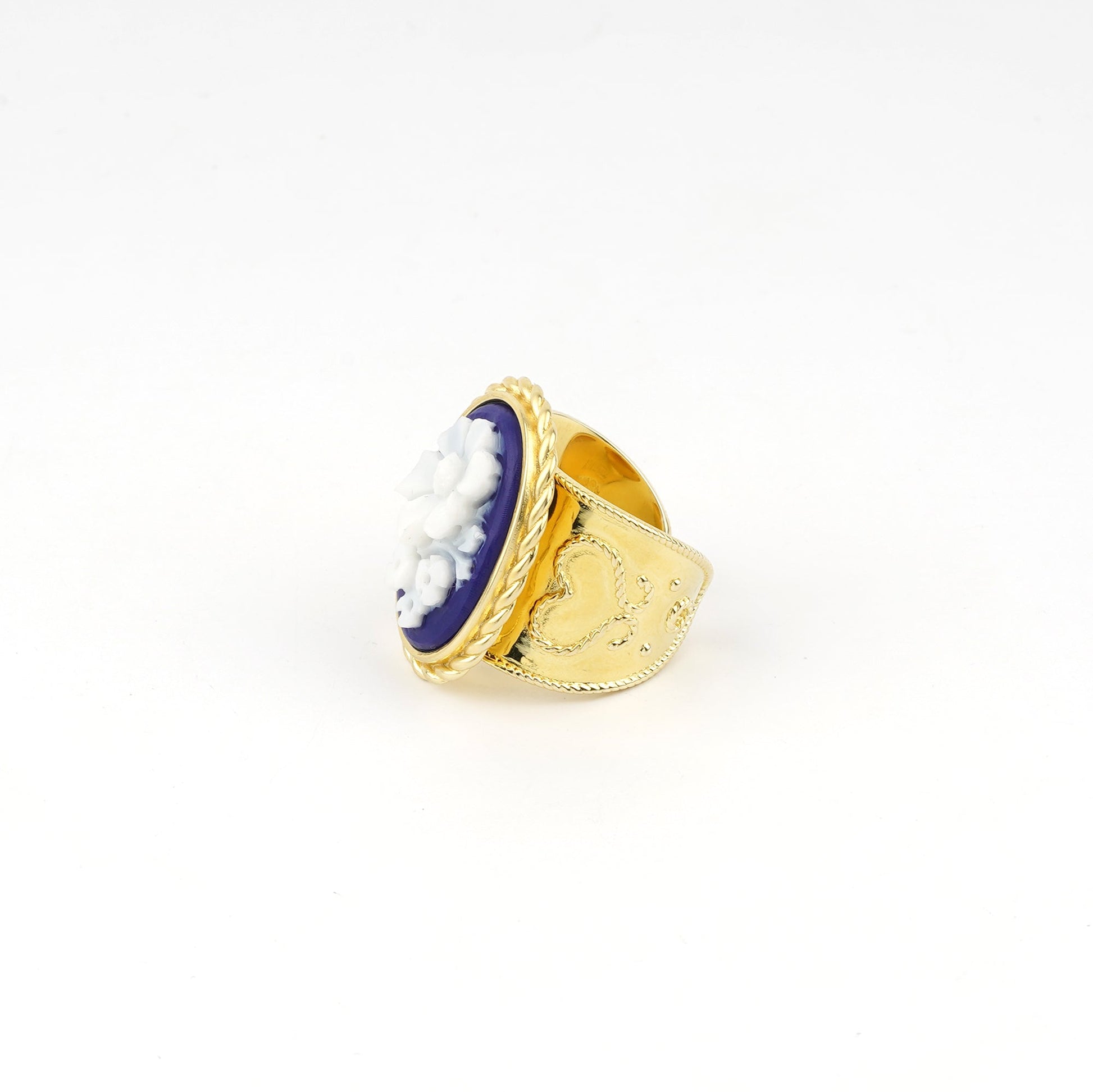 Anello-Cameo-Italiano-Raffaello-Cammeo-Fiori