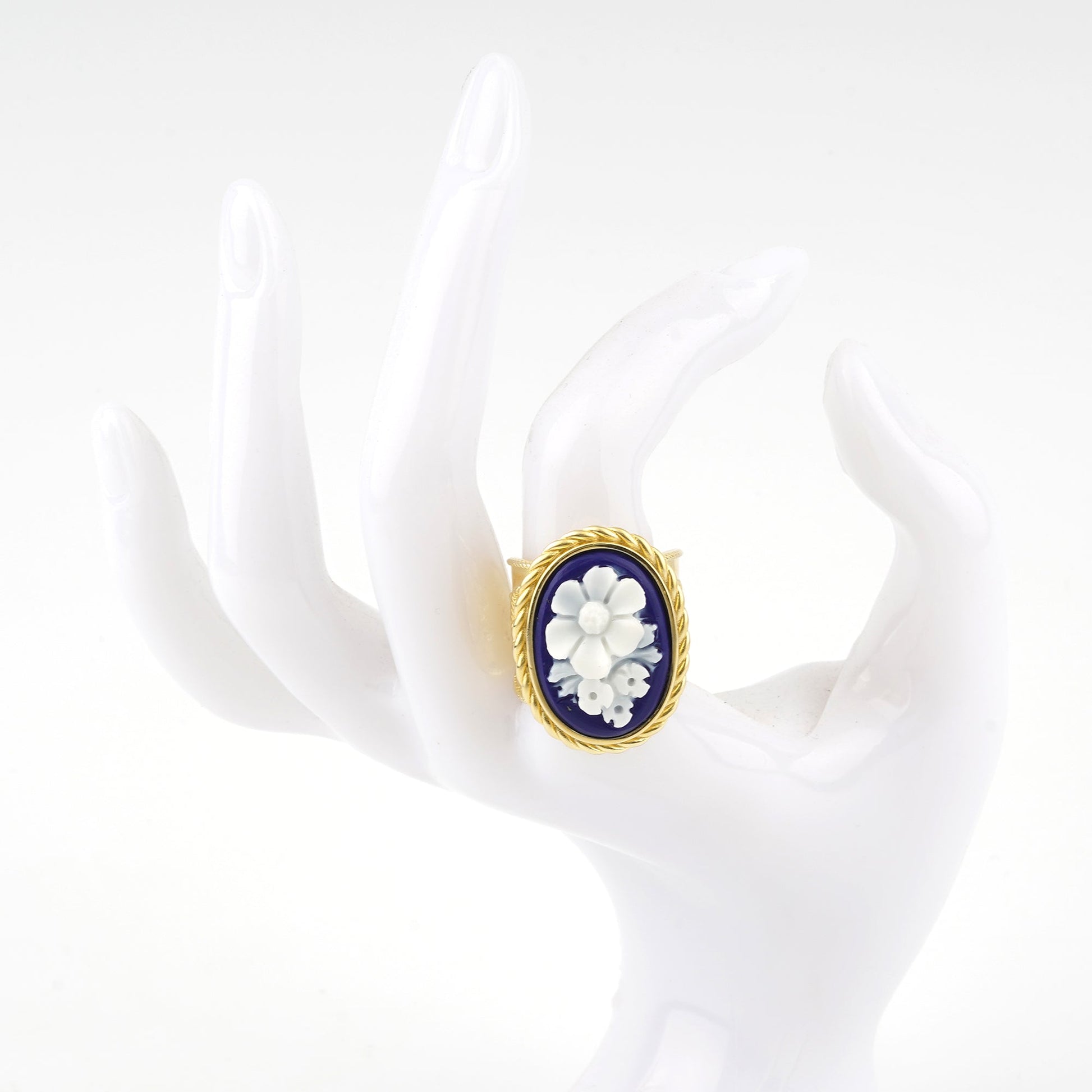 Anello-Cameo-Italiano-Raffaello-Cammeo-Fiori