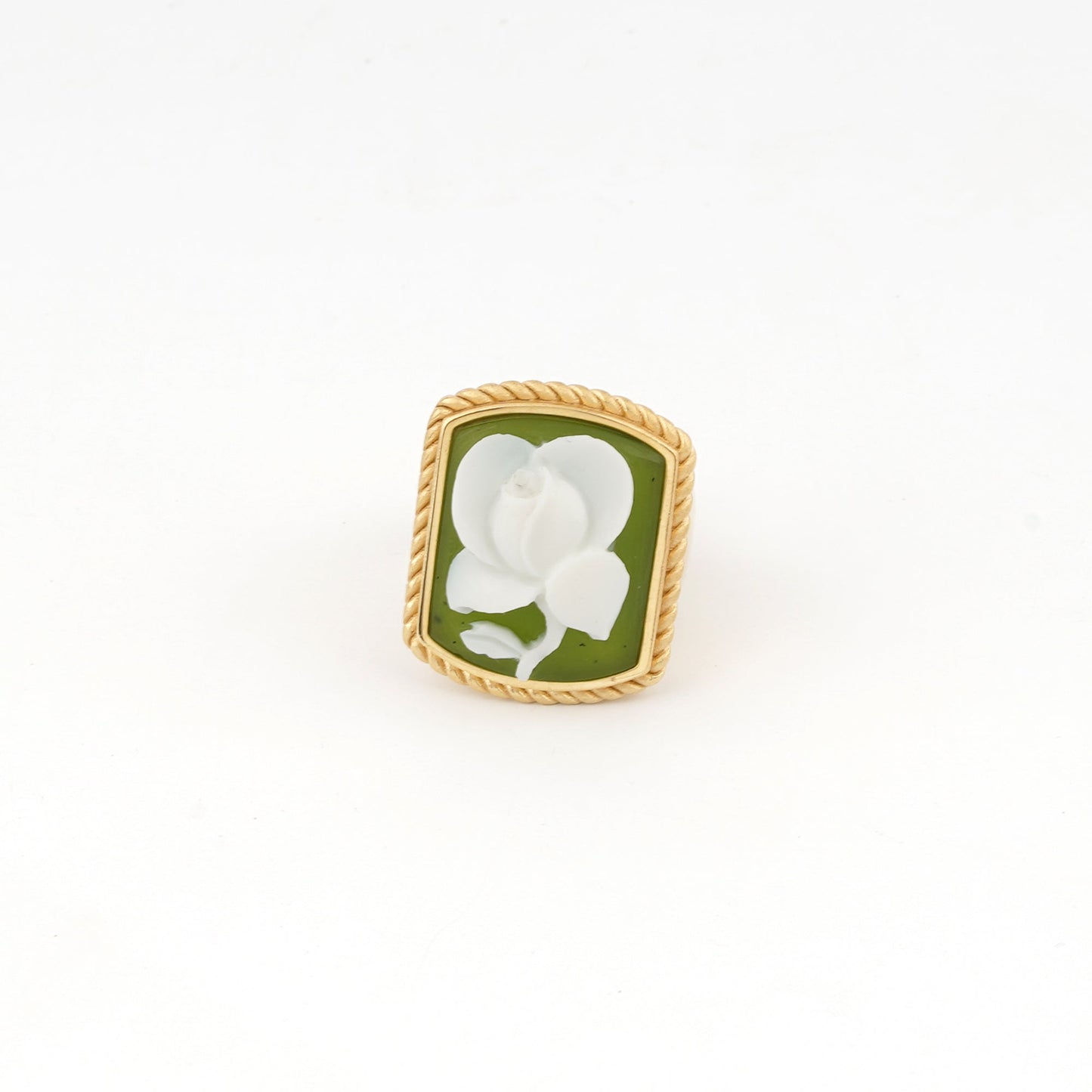 Anello-Cameo-Italiano-Raffaello-Cammeo-Rosa-Oro-