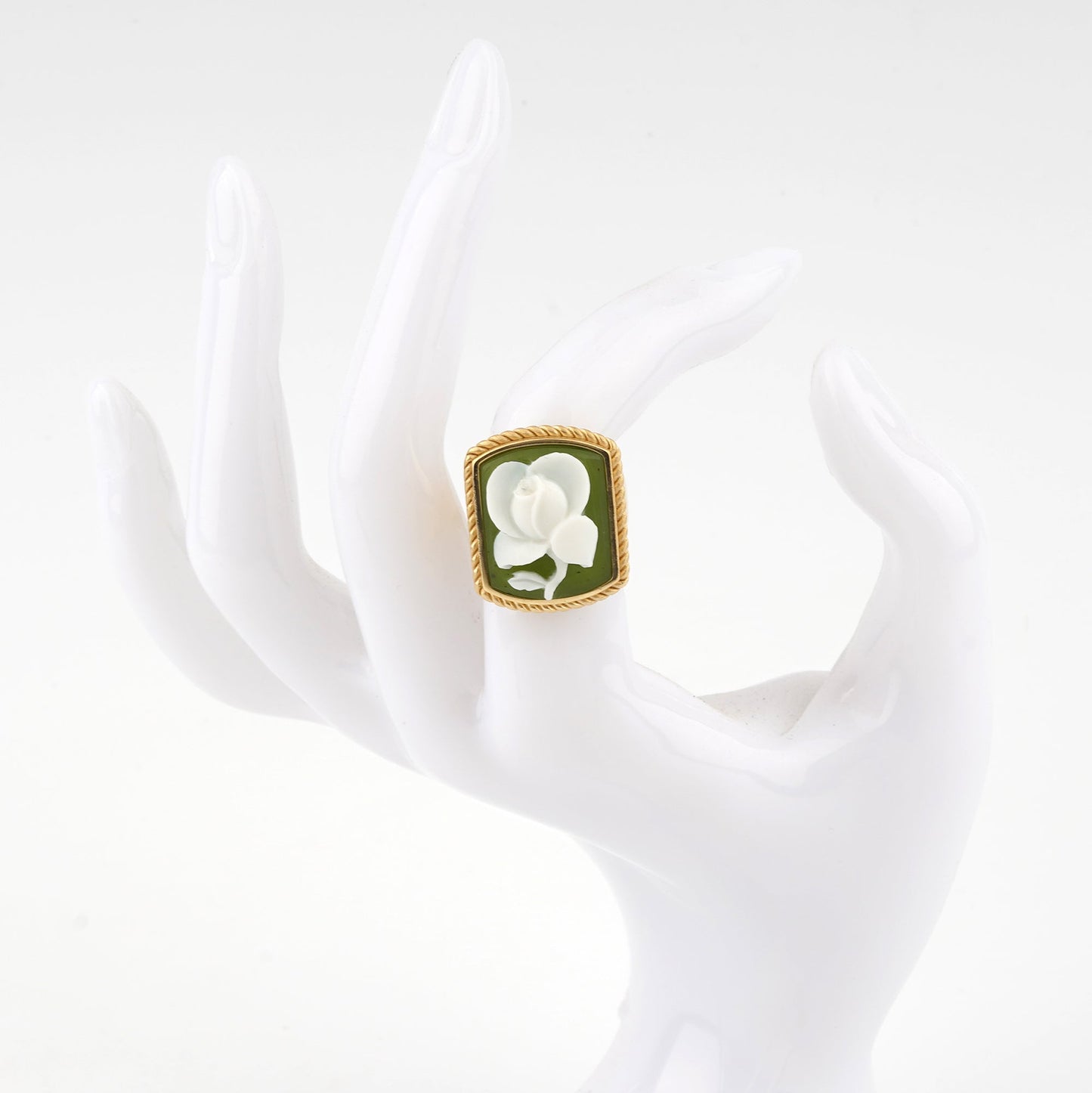 Anello-Cameo-Italiano-Raffaello-Cammeo-Rosa-Oro-