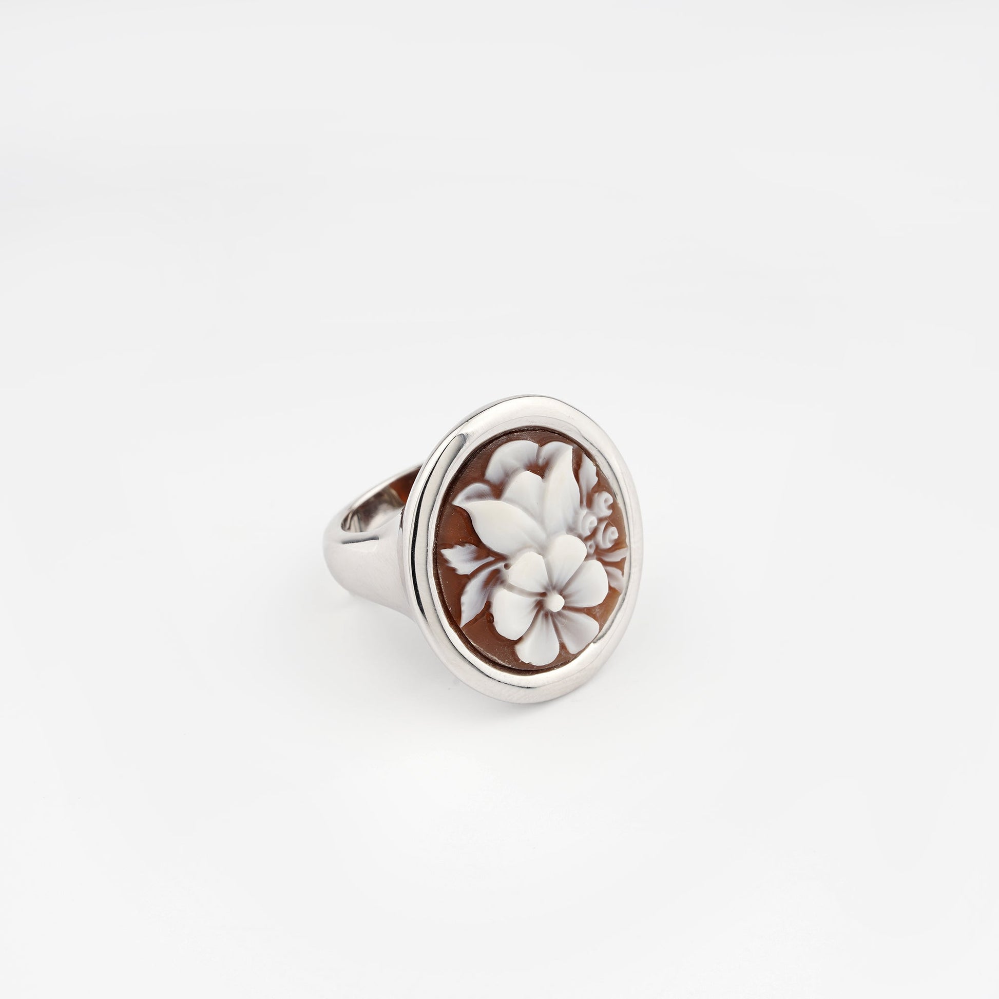 Anello-Cameo-Italiano-Romantica-Il-Piccolo-Museo-del-Cammeo-Bouquet