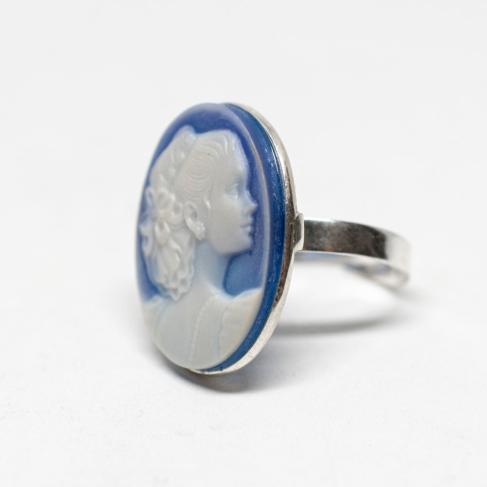 Anello Cammeo Veneziano Profilo Donna