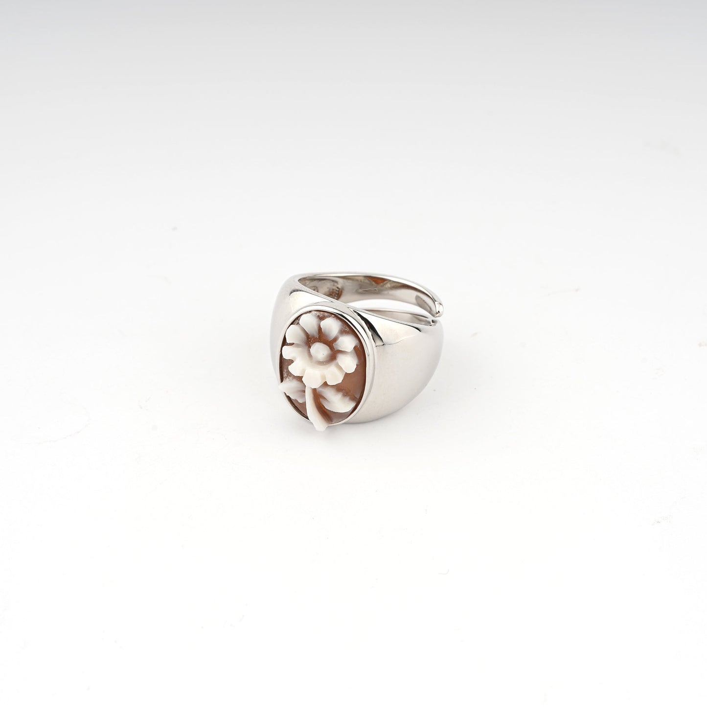 Anello-Musical-Cammeo-Fiore-Rodio-Bianco