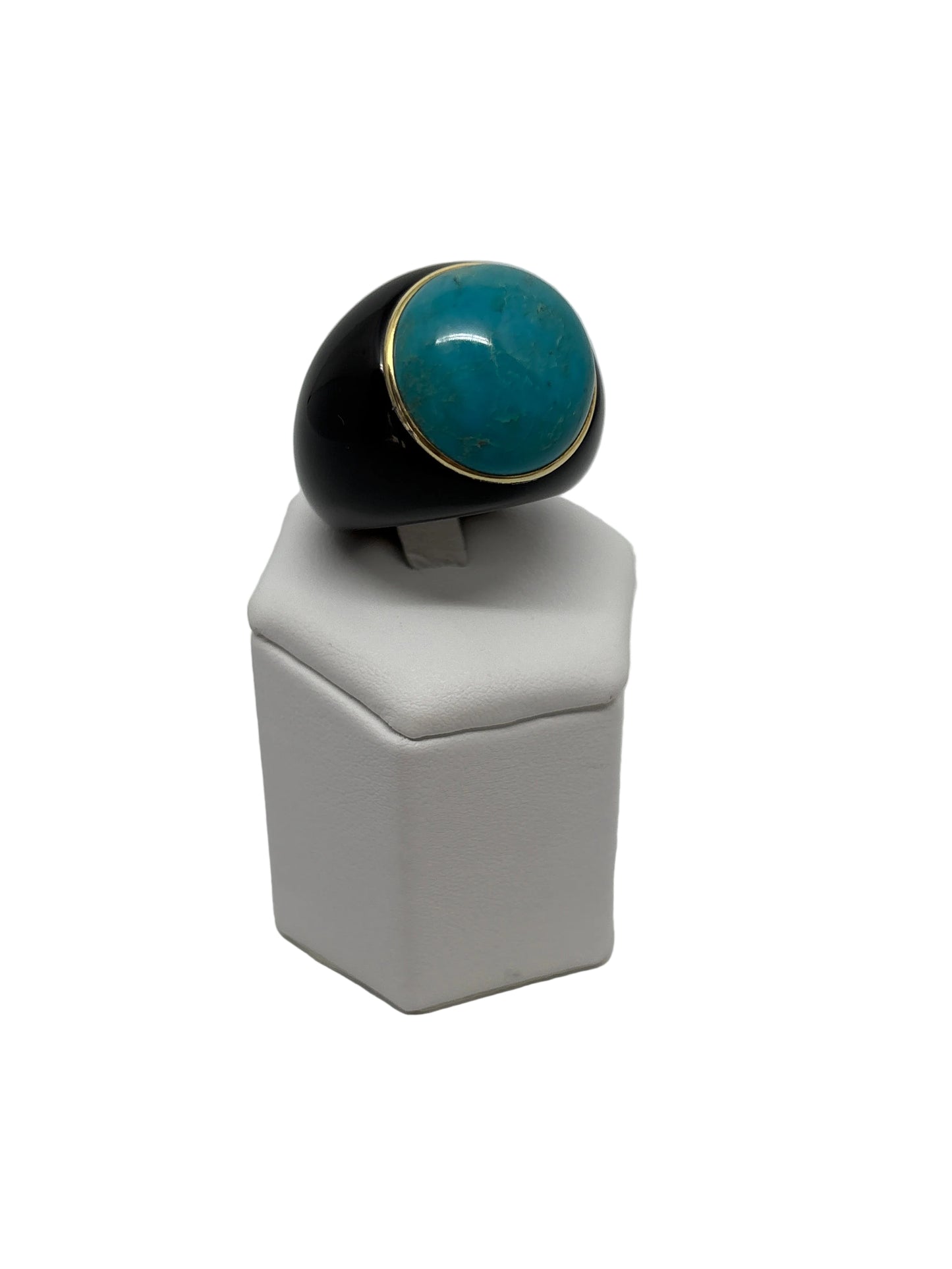 Anello in Pasta di Turchese e Agata