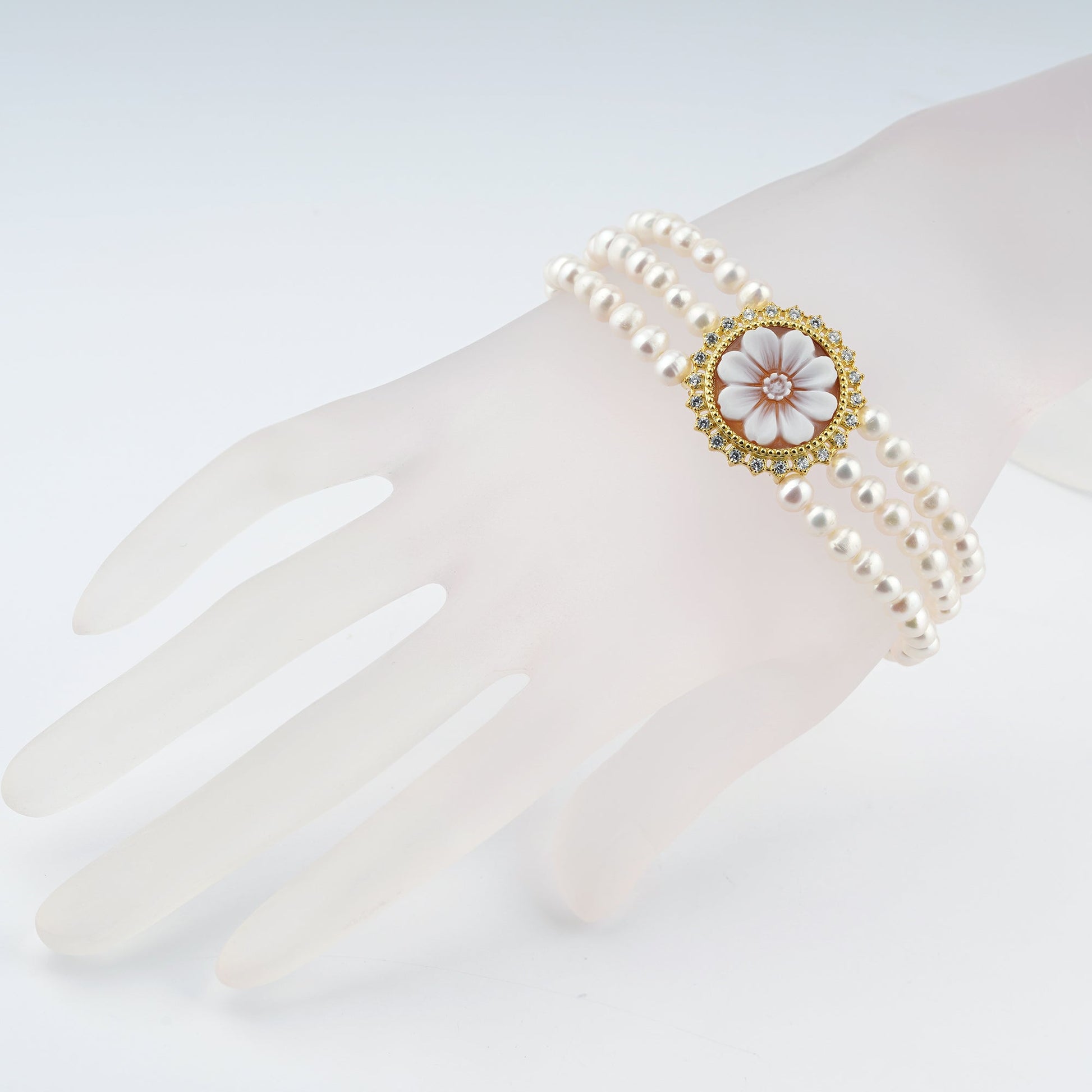 Bracciale-Ballet-Cammeo-Girasole-Oro