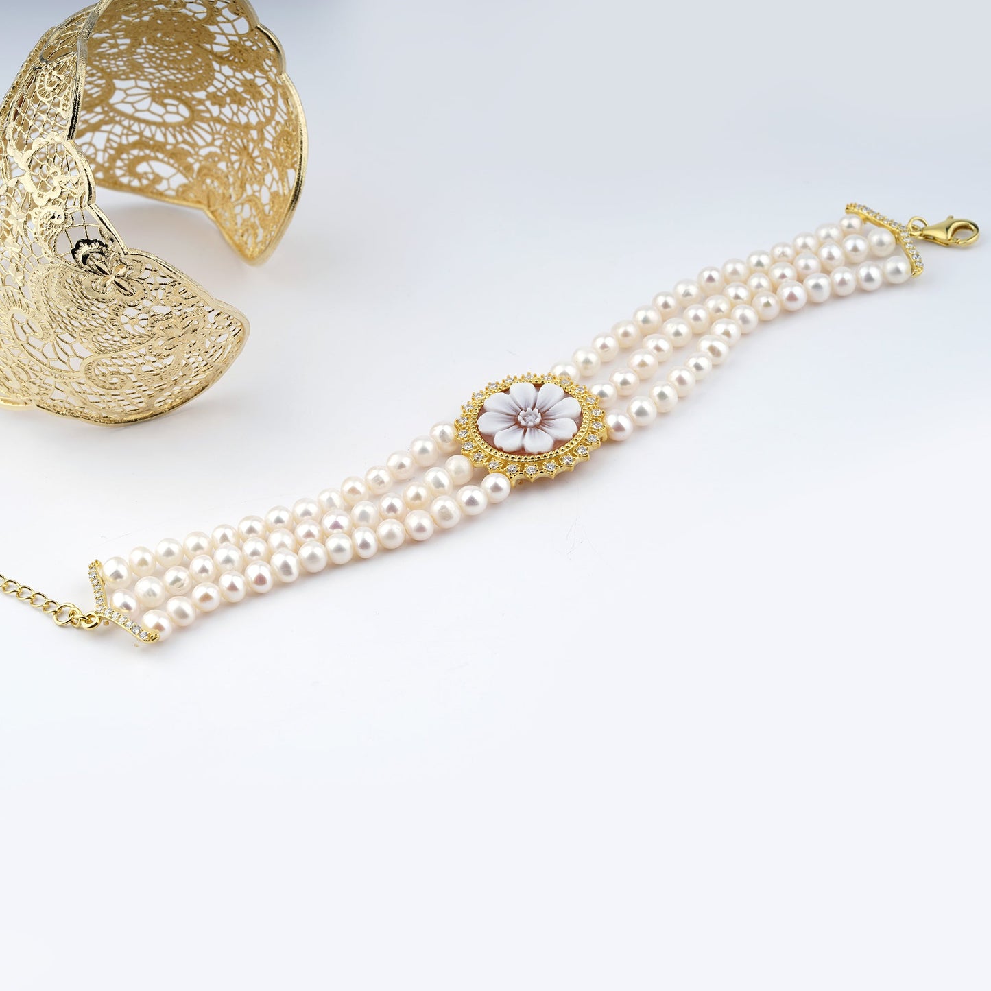 Bracciale-Ballet-Cammeo-Girasole-Oro