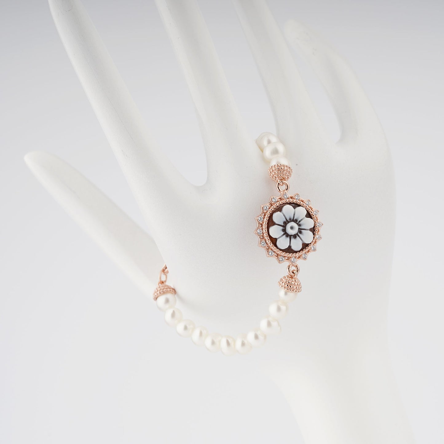 Bracciale-Ballet-Cammeo-Girasole-Rame