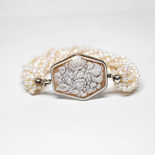 Bracciale Cameo Italiano Cammeo Bouquet