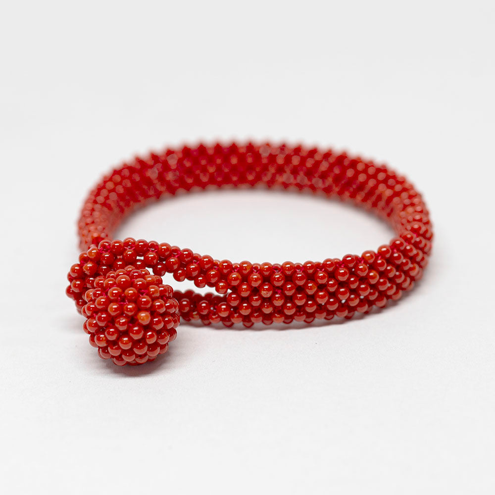 Bracciale-Corallo-Rosso-Tessitto