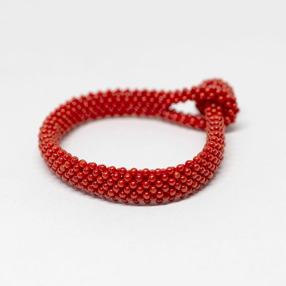 Bracciale-Corallo-Rosso-Tessitto