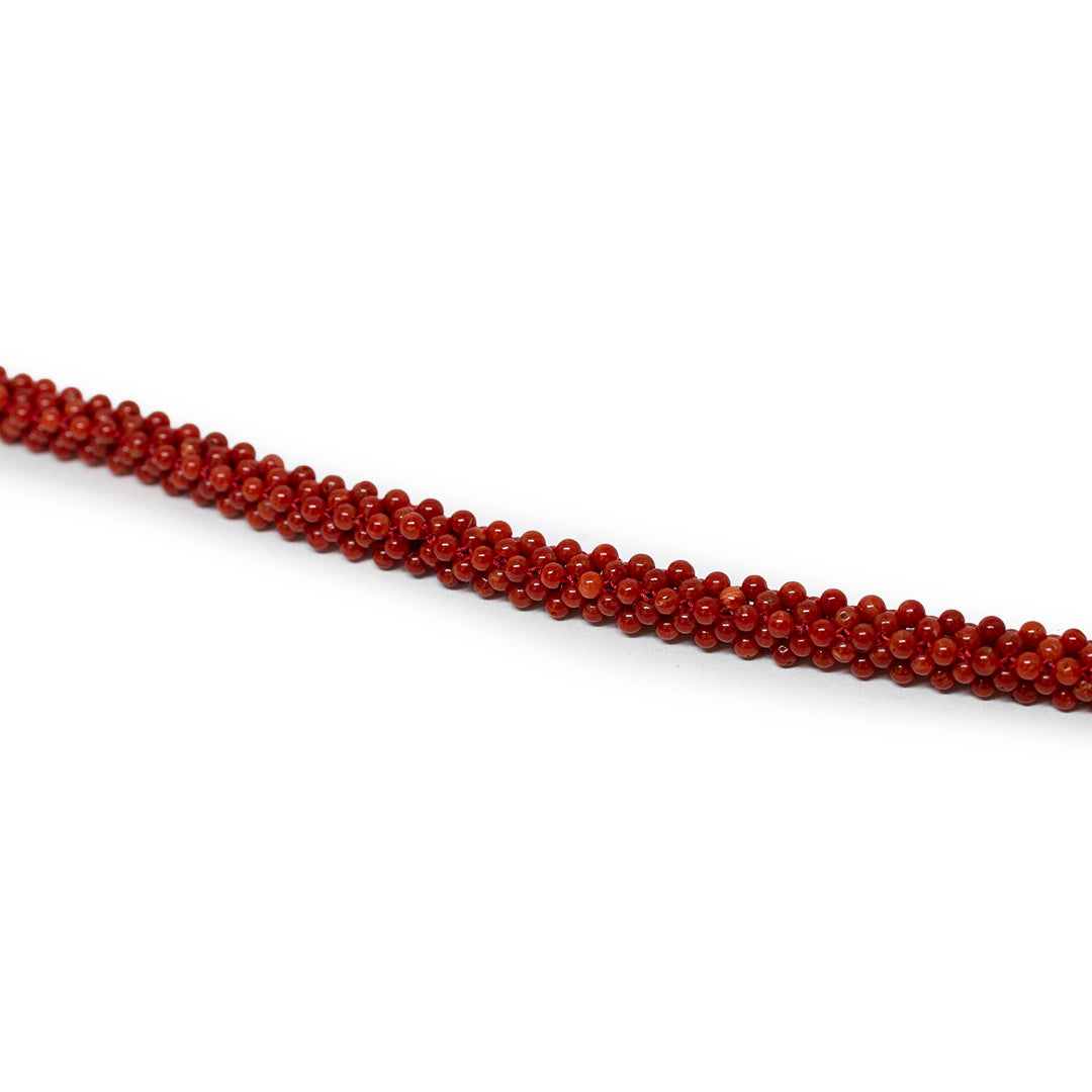 Bracciale-Tessito-Corallo-Rosso