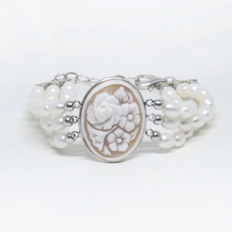 Bracciale-Cammeo-Fiori