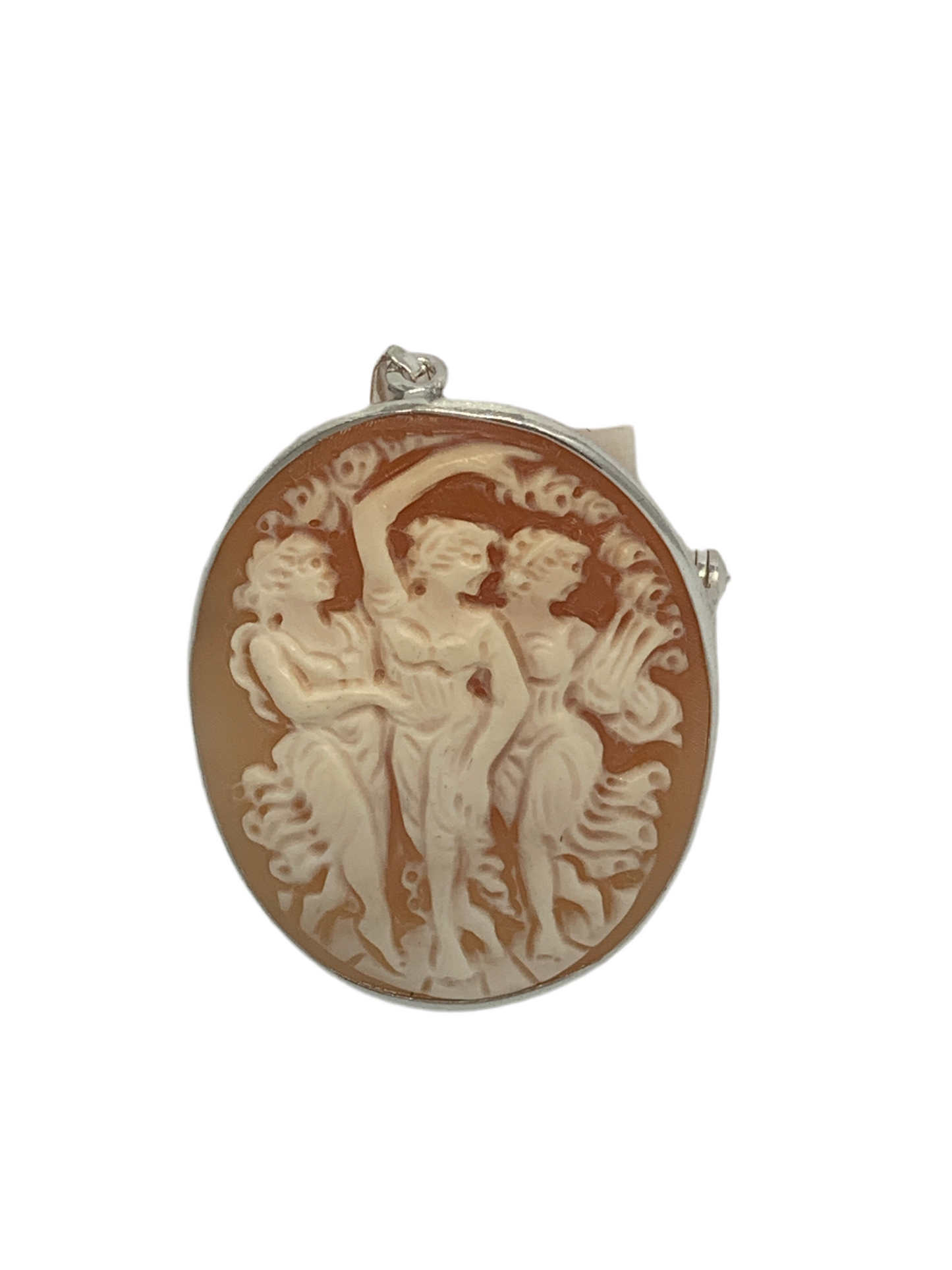 Spilla Pendente in Cammeo  “Le Tre Grazie”