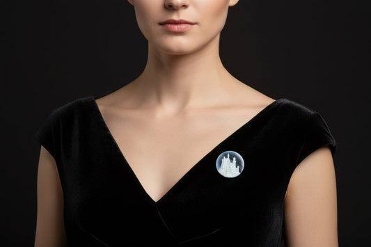 Cammeo Nudo in Agata incisione Castello