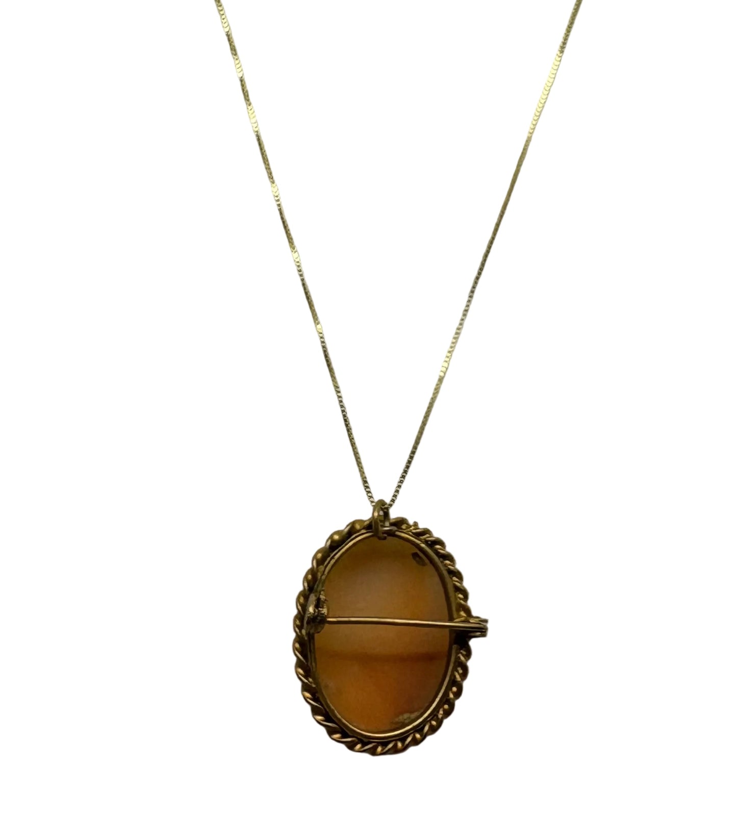 Pendente in Cammeo incisione "Profilo di Donna"