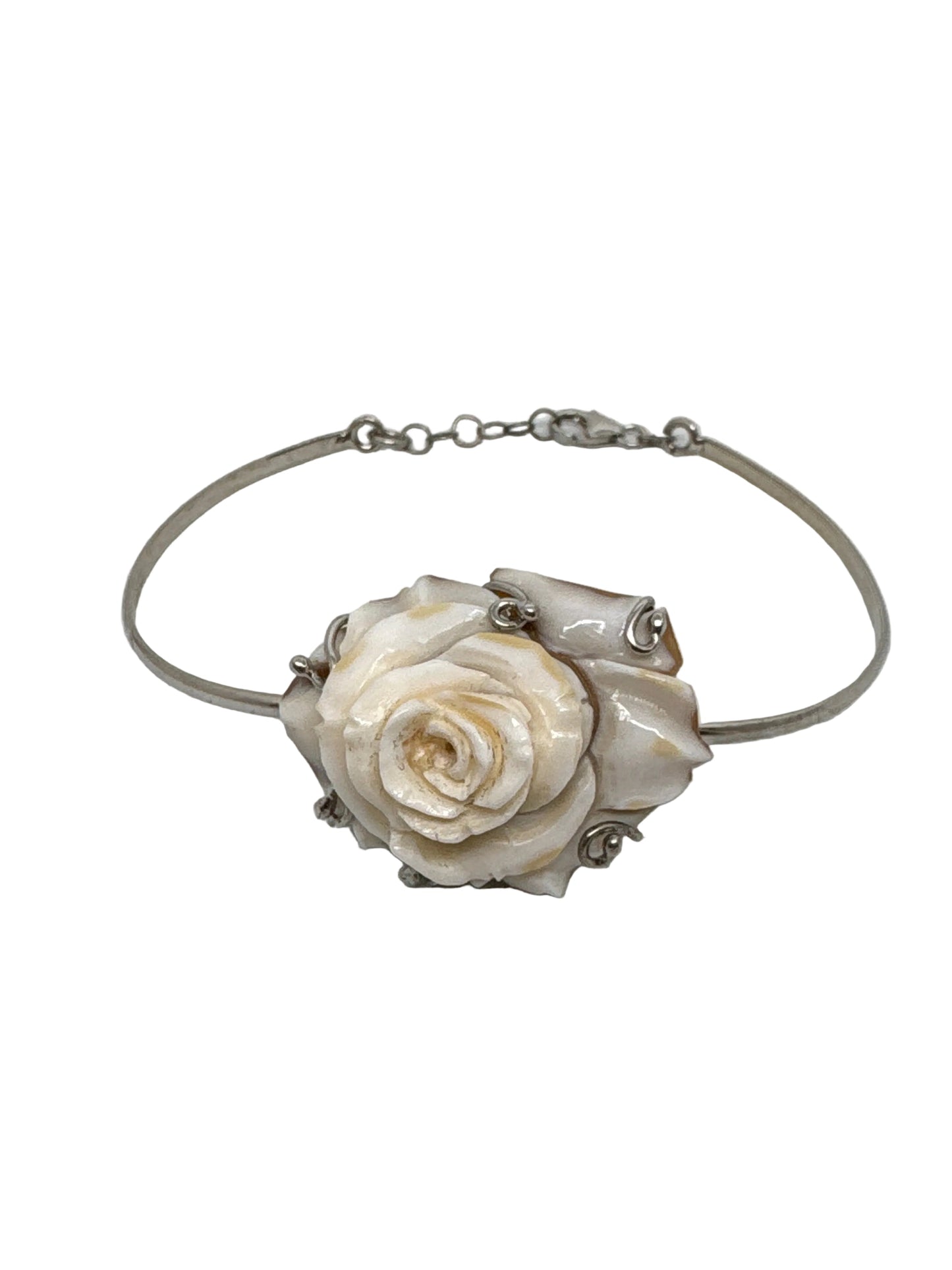 Bracciale in Cammeo Prospetto Fiore