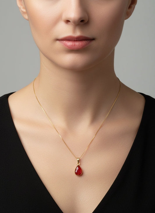Pendente in Corallo "Goccia"