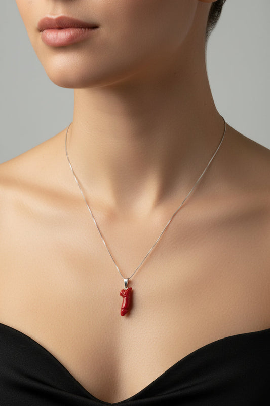 Pendente in Corallo "Priapo"