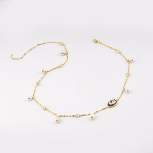 Collana-Arianna-Cammeo-Fiore-Oro