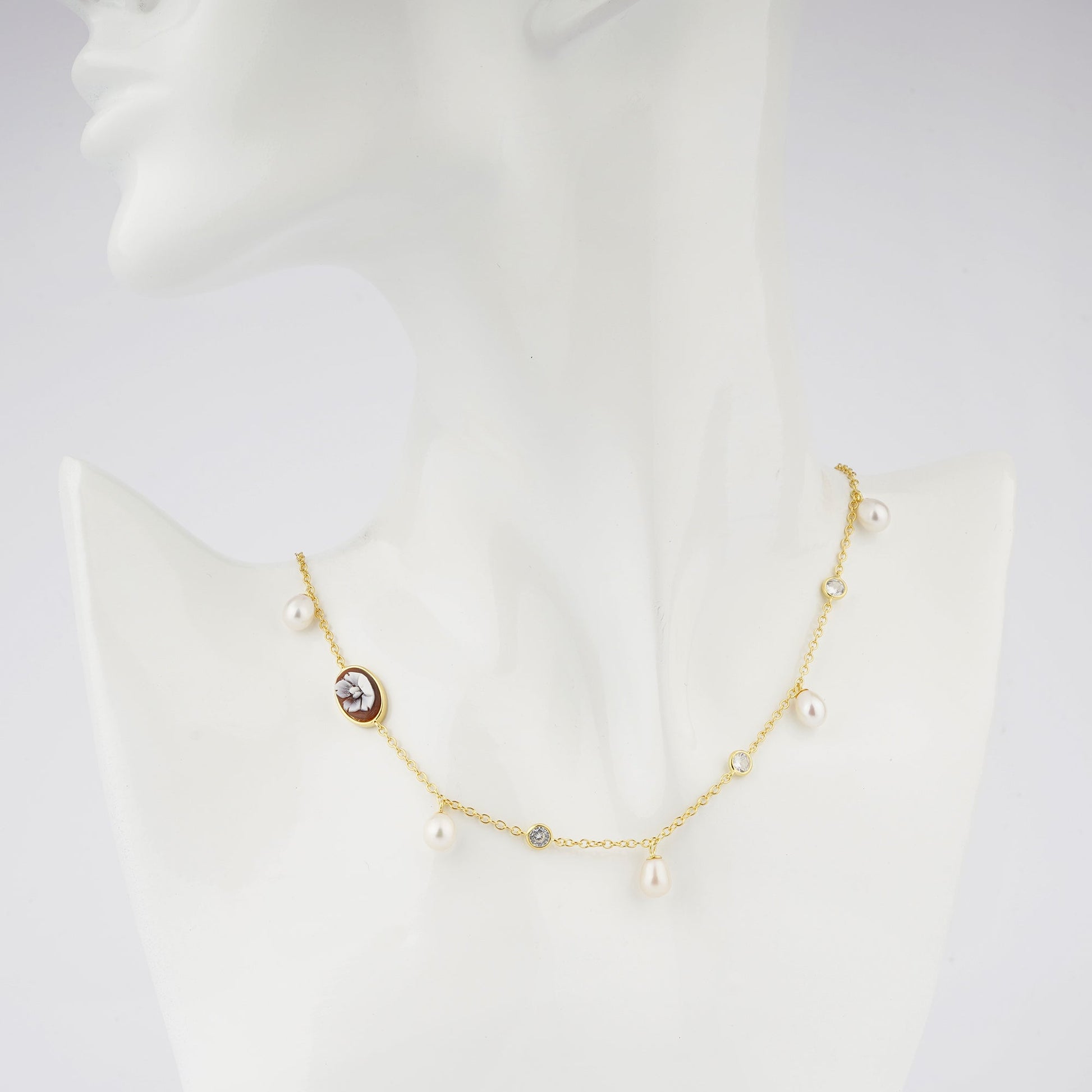 Collana-Arianna-Cammeo-Fiore-Oro