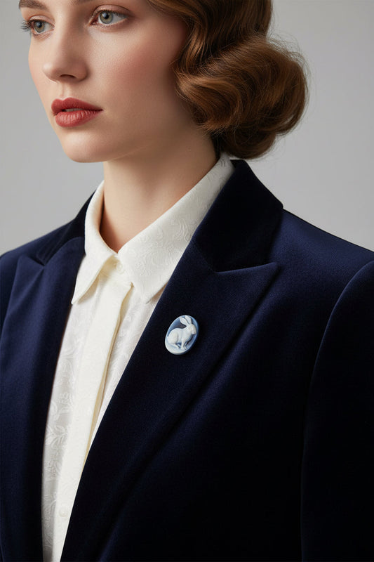 Cammeo Nudo in Agata incisione Coniglio