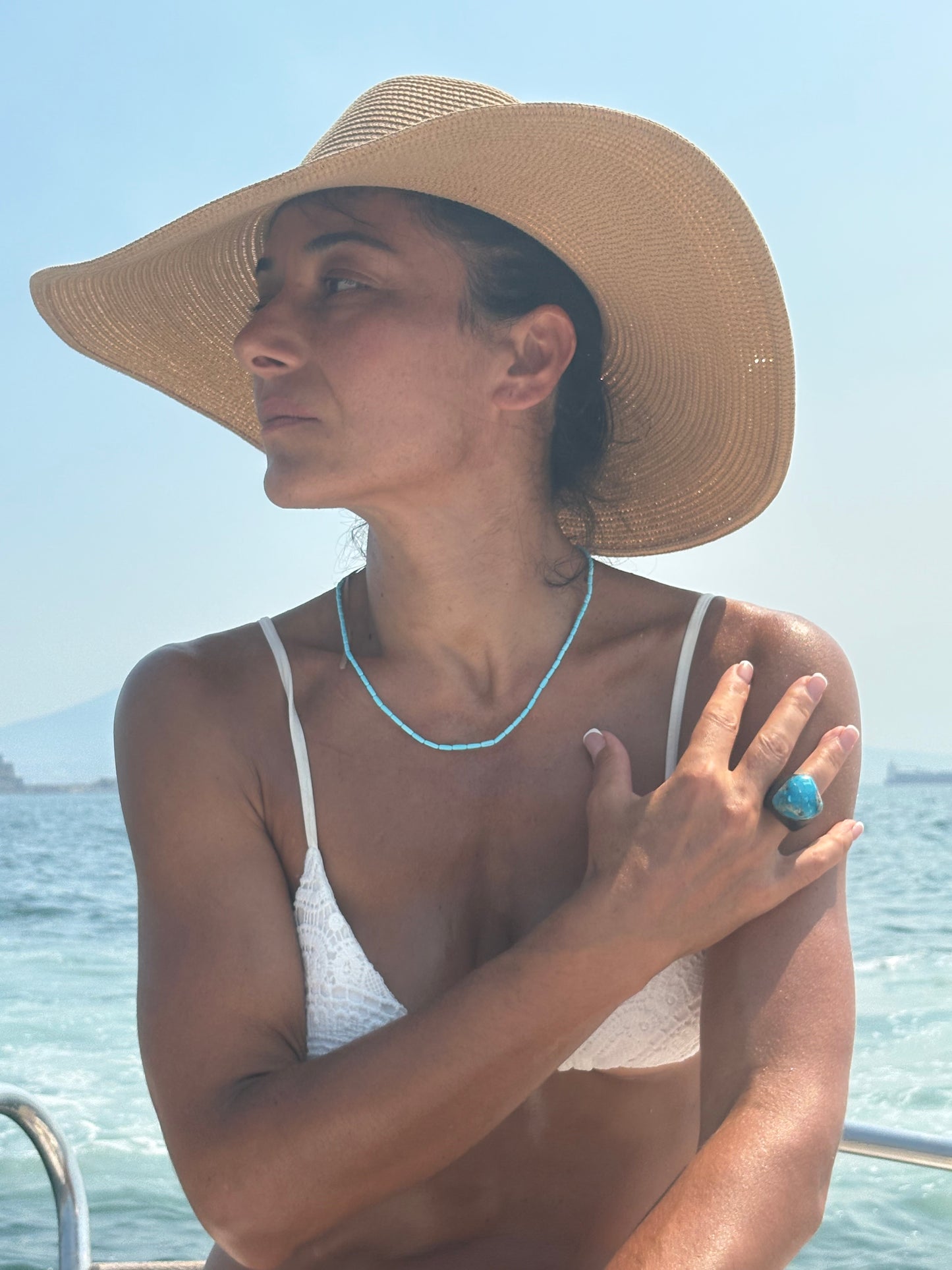 Anello in Ebano e Turchese