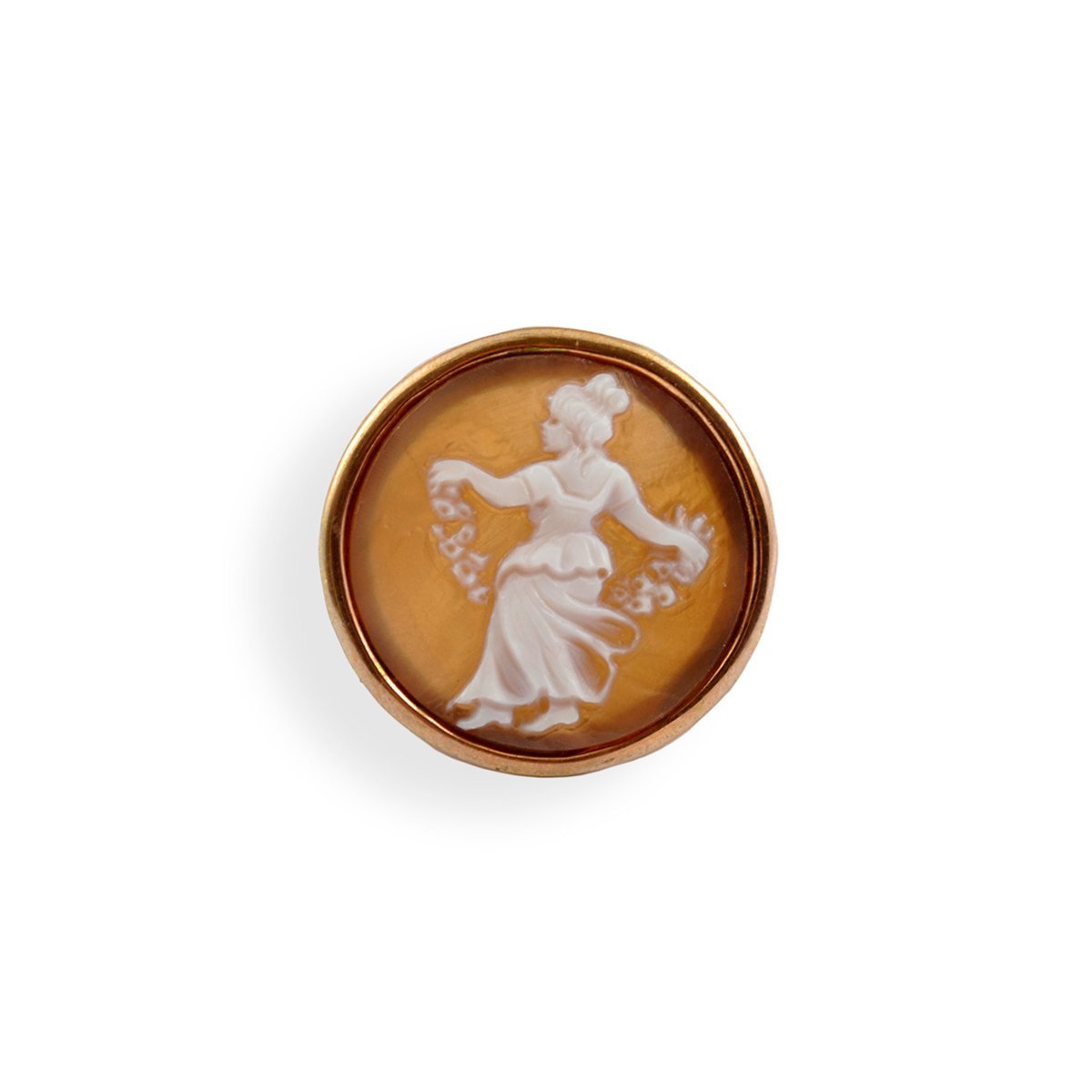 Anello -Cameo -Italiano -Cammeo-Donna-Danzante