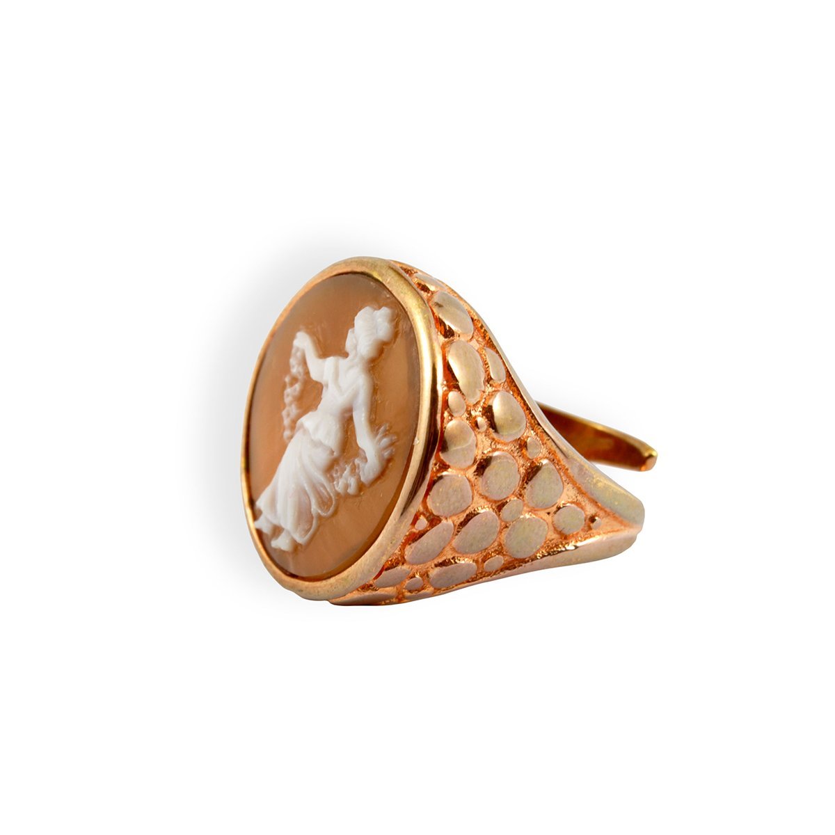 Anello -Cameo -Italiano -Cammeo-Donna-Danzante