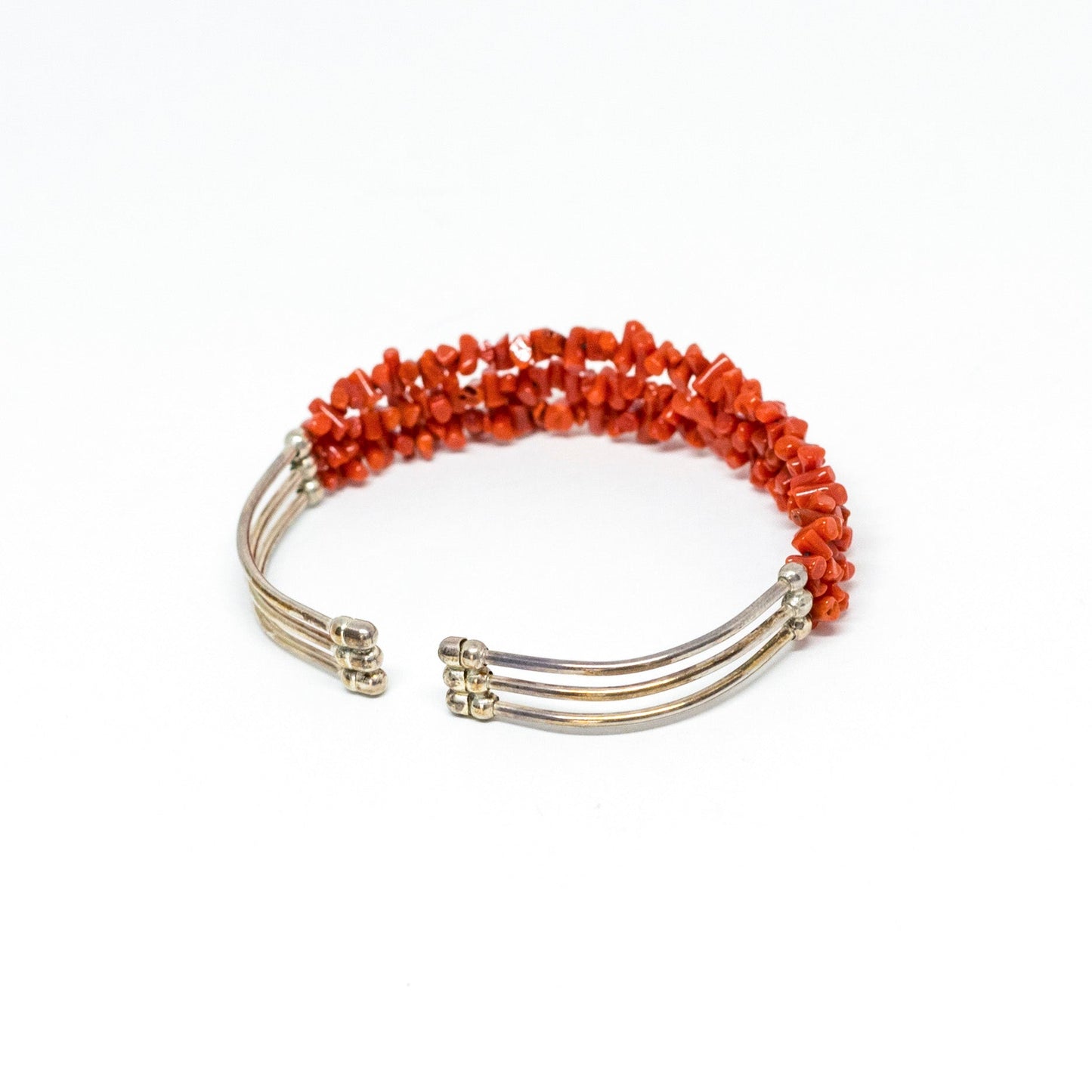 Bracciale Rigido in Corallo Rosso