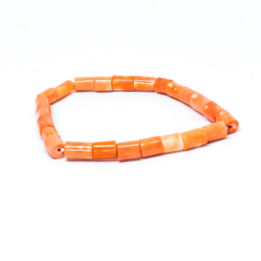 Bracciale in Corallo Arancione