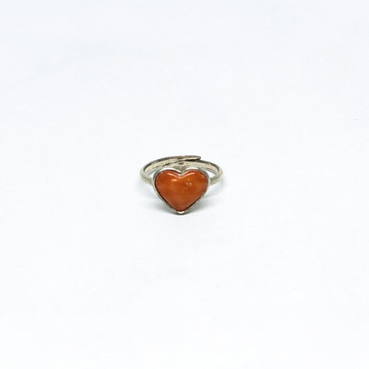 Anello in Corallo Cuore