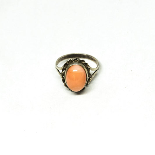 Anello in Corallo Arancione 