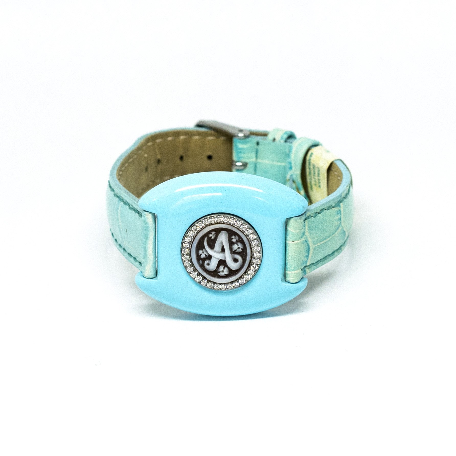 Orologio Bracciale con Cammeo e Pasta Turchese