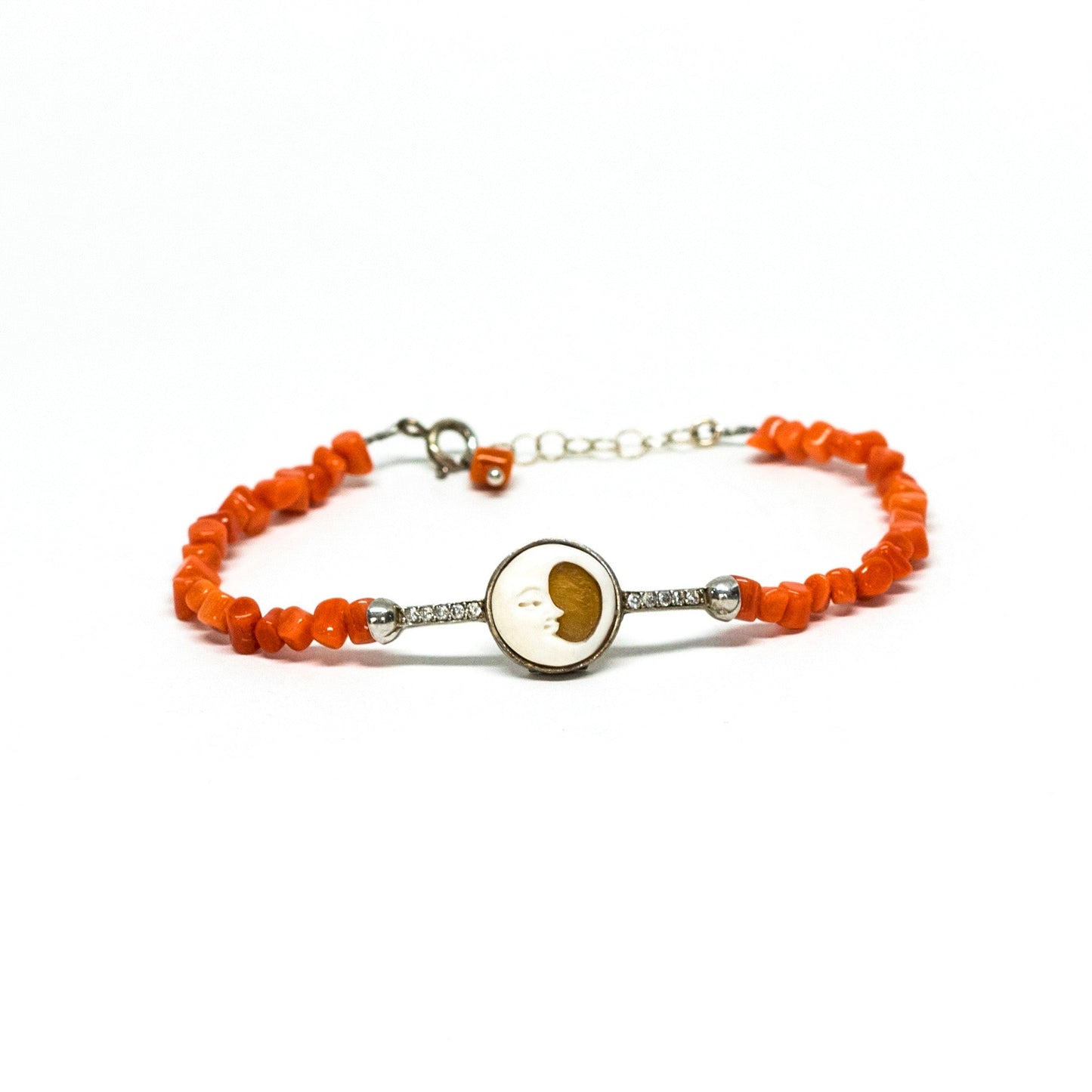 Bracciale Corallo con Cammeo 