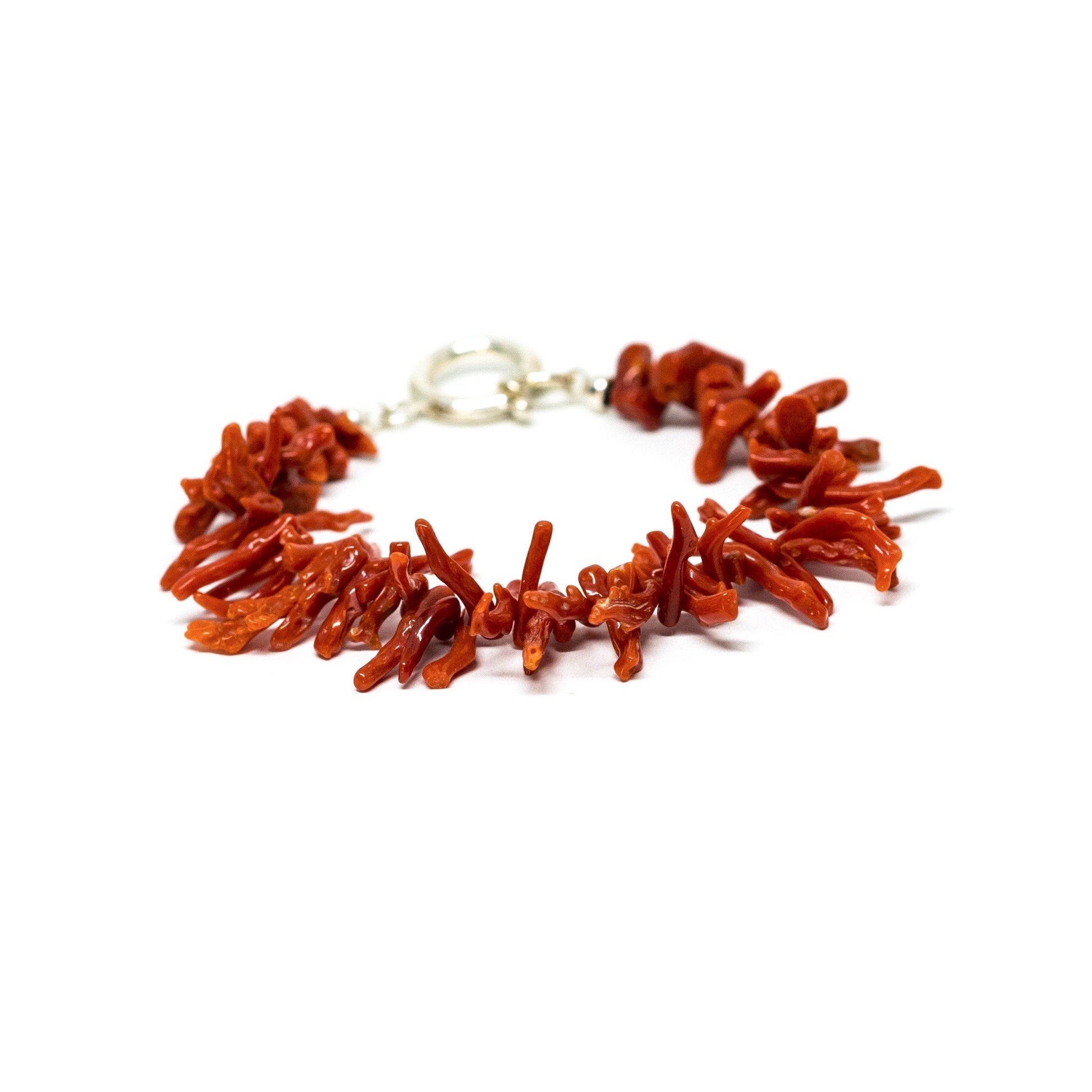 Bracciale con Frange di Corallo Rosso