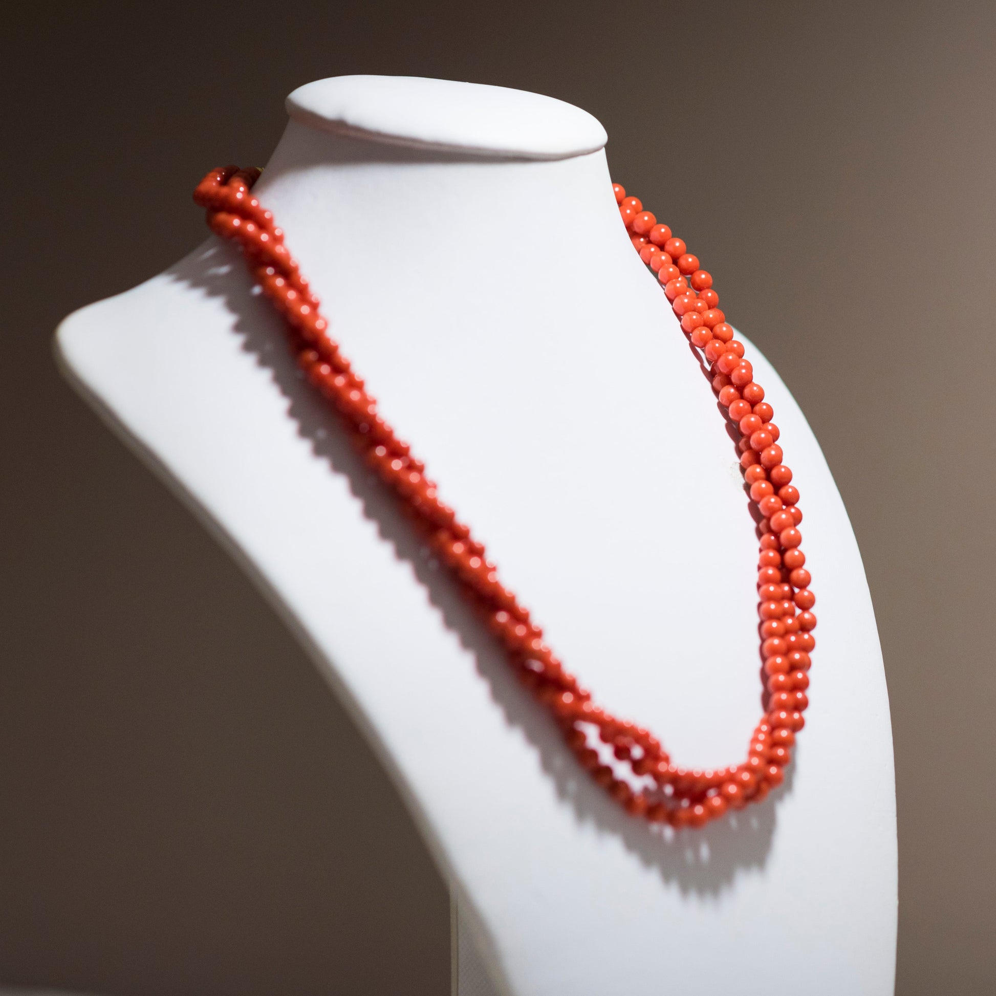 Collana-Torchon-in-Corallo-Rosso-e-Oro