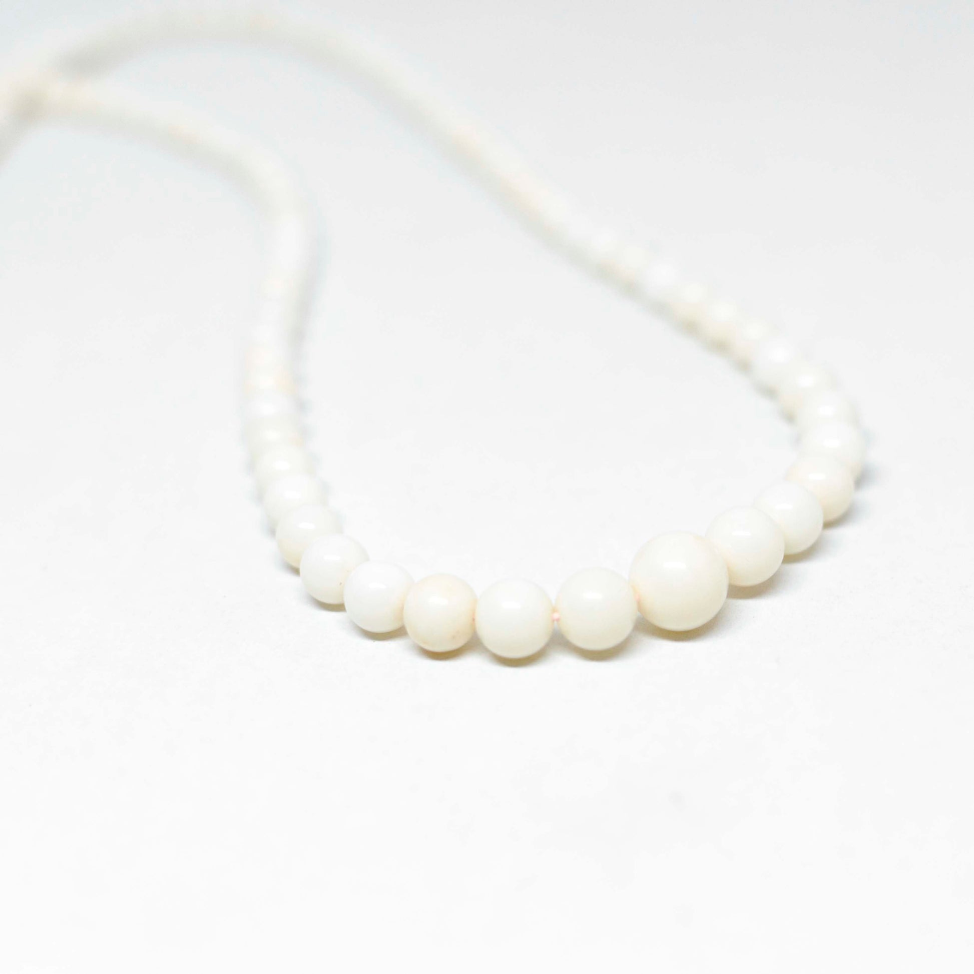 Collana Perle Corallo Bianco