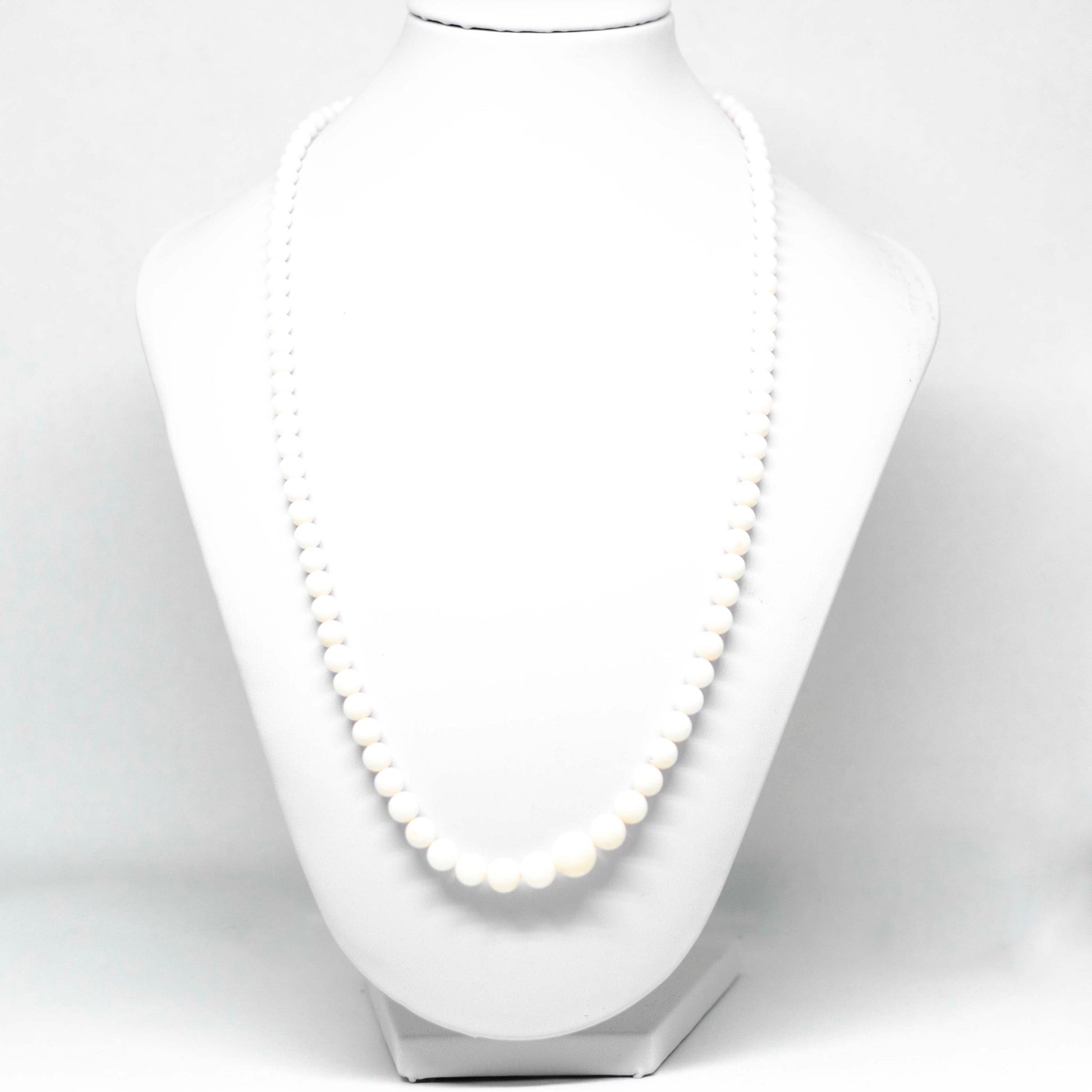 Collana Perle di Corallo Bianco