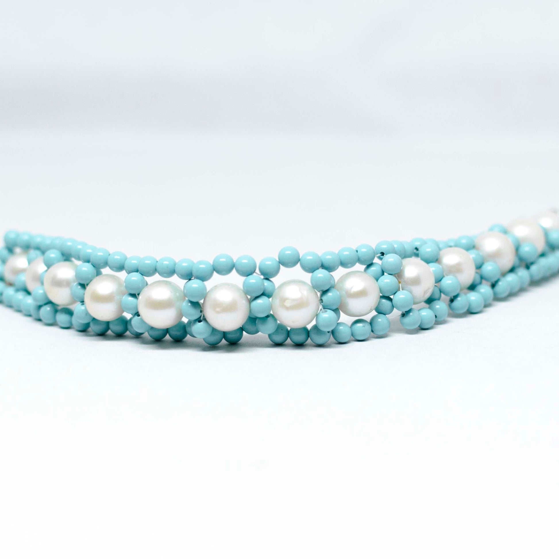 Bracciale Turchese e Perle