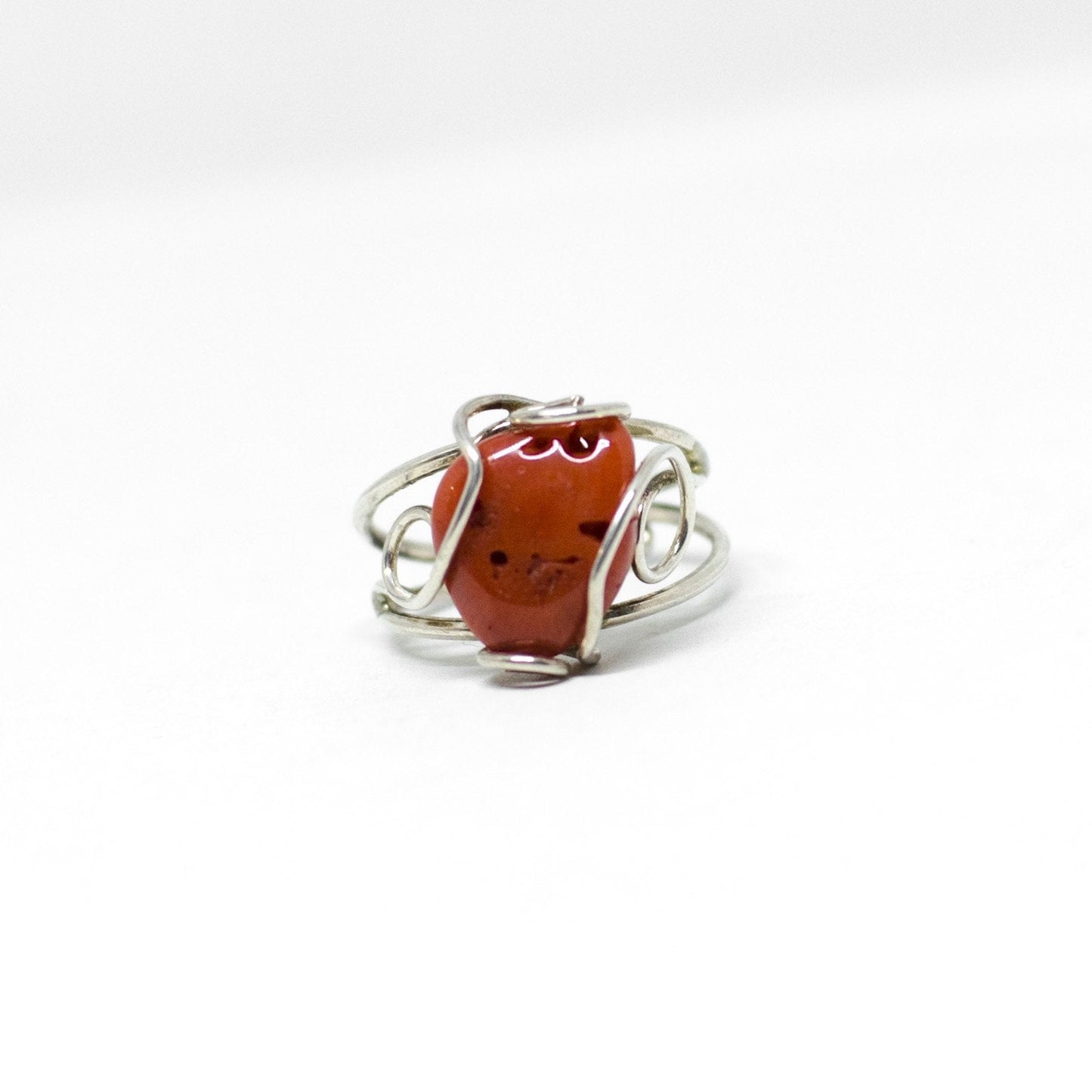 Anello in corallo rosso