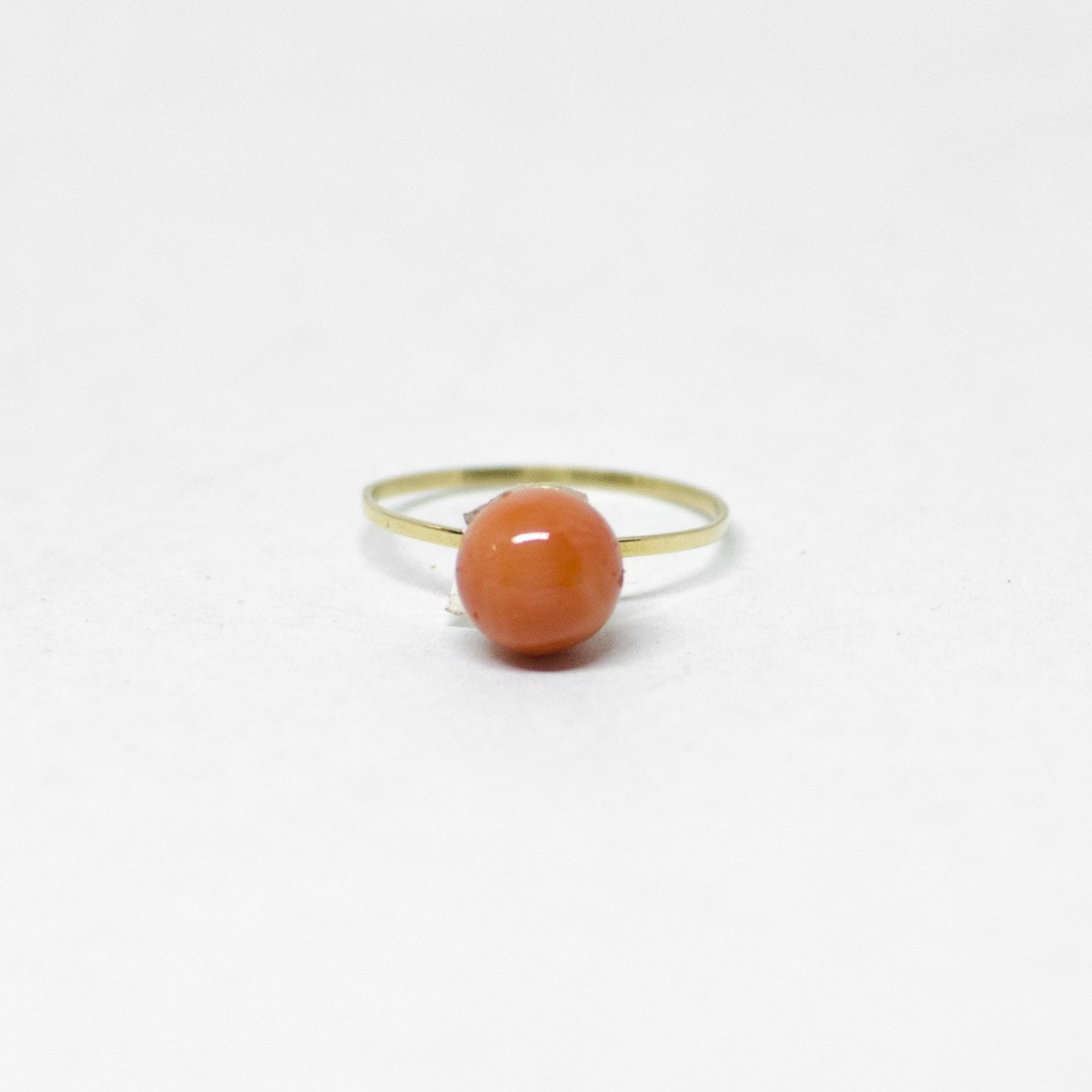 Anello-in-Oro-e-Corallo-Arancione