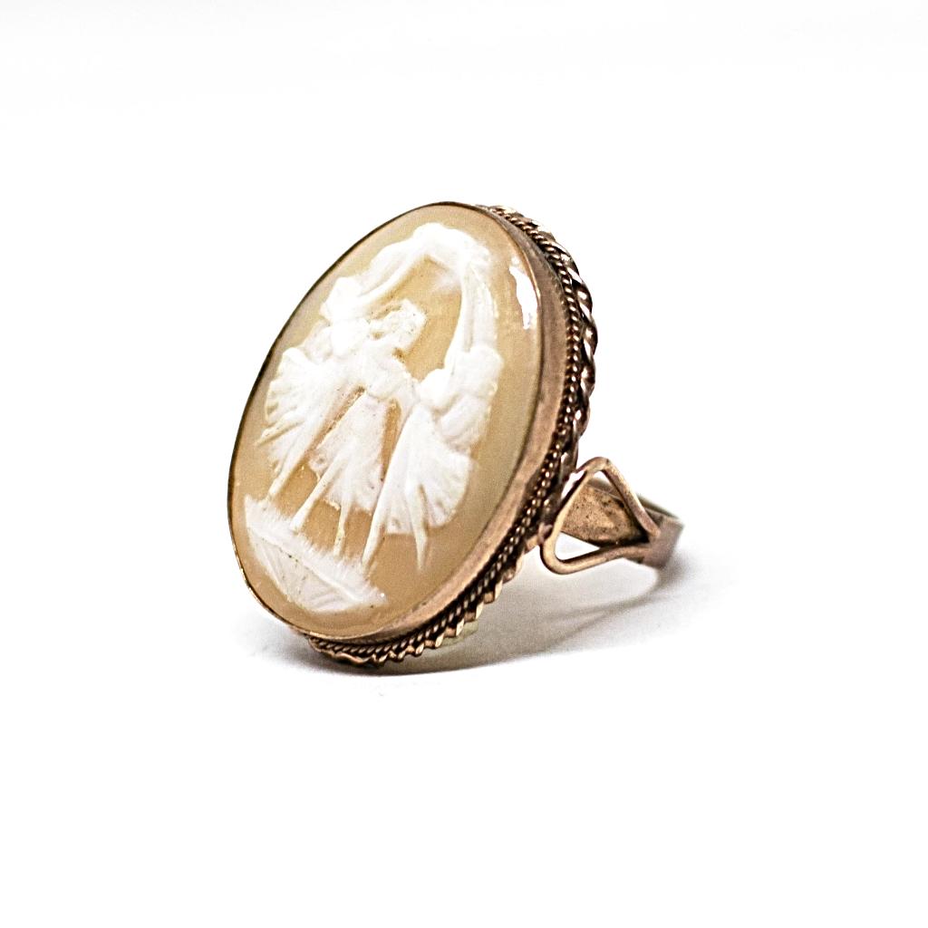 Anello cammeo "Le Tre Grazie"