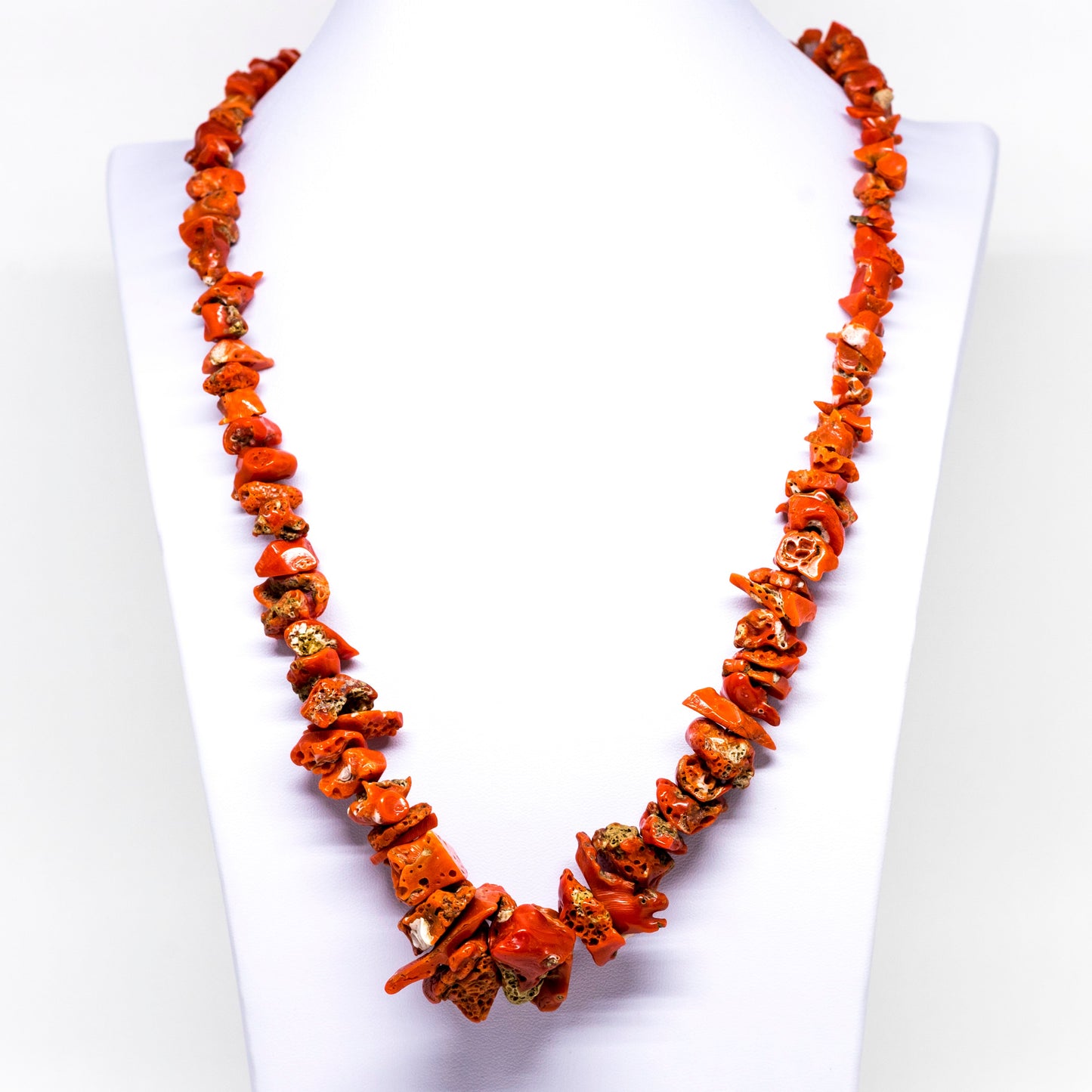 Raw Coral Necklace