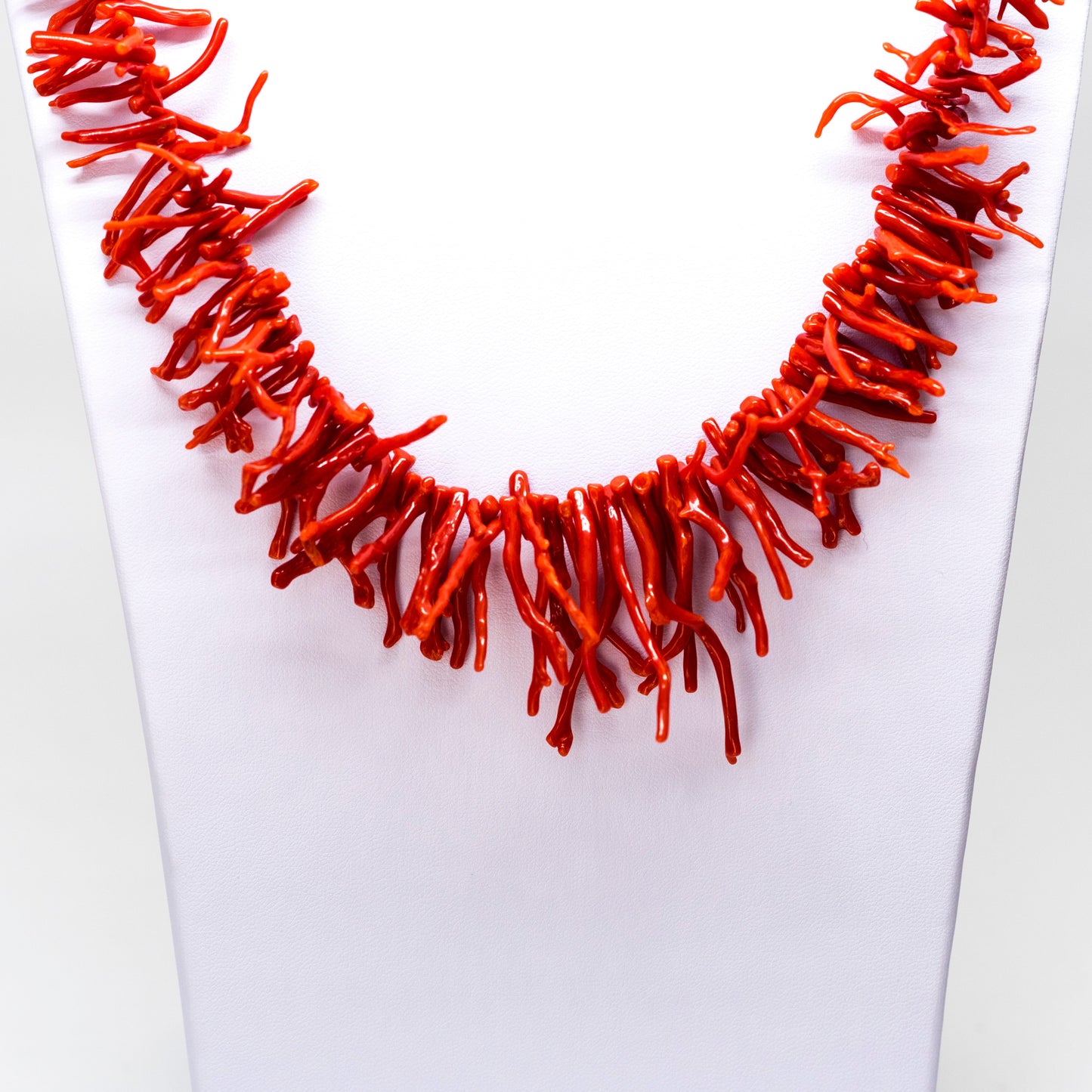 Collana Frange di Corallo Rosso