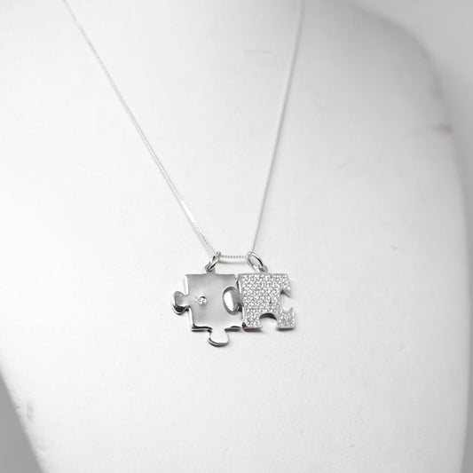 Lovers Puzzle Pendant