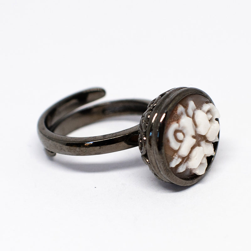 Italian Cameo Ring Cinderella Cameo Tris Flowers